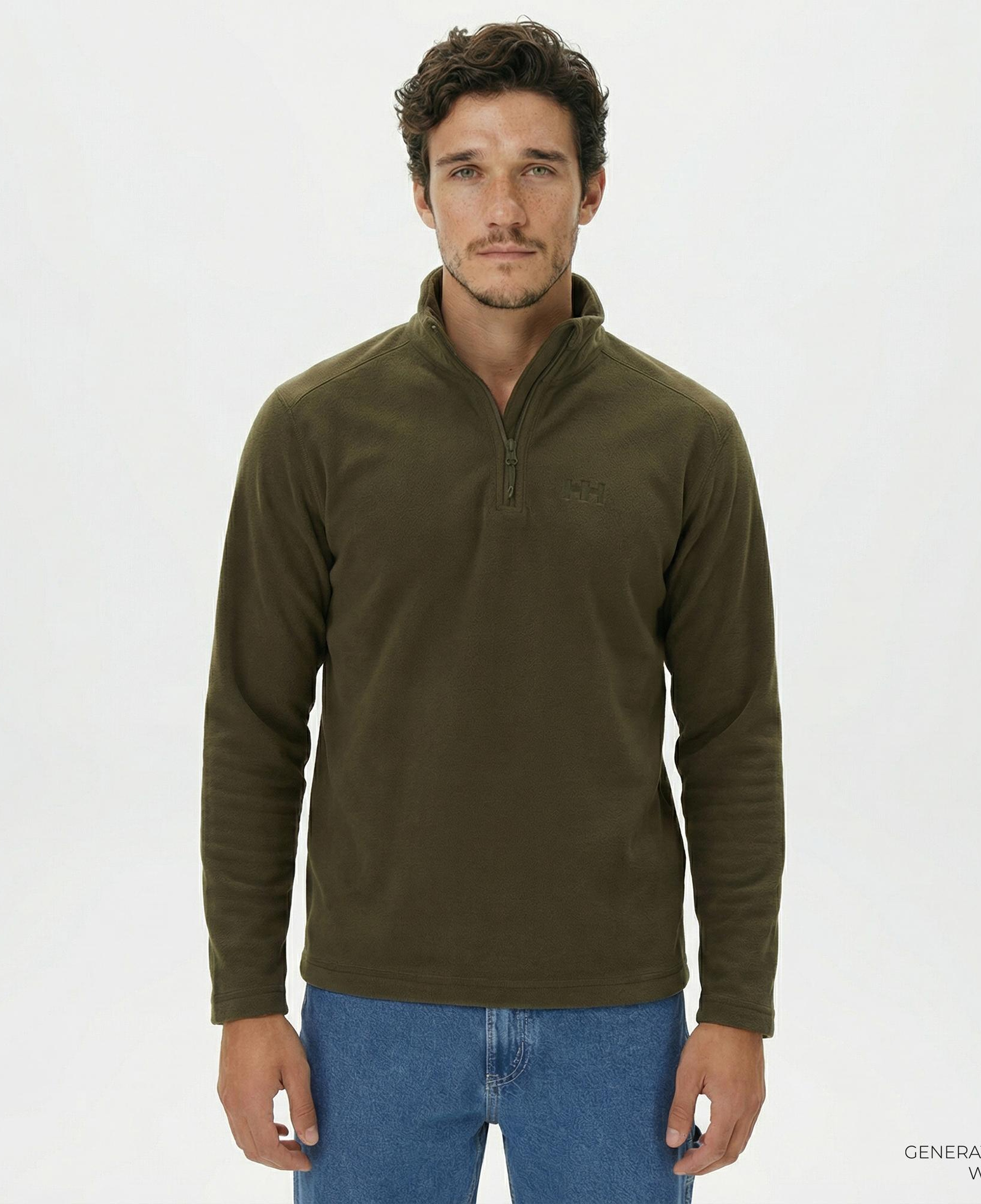 Helly Hansen Mount Polar Fleece Erkek Yeşil Sweatshirt