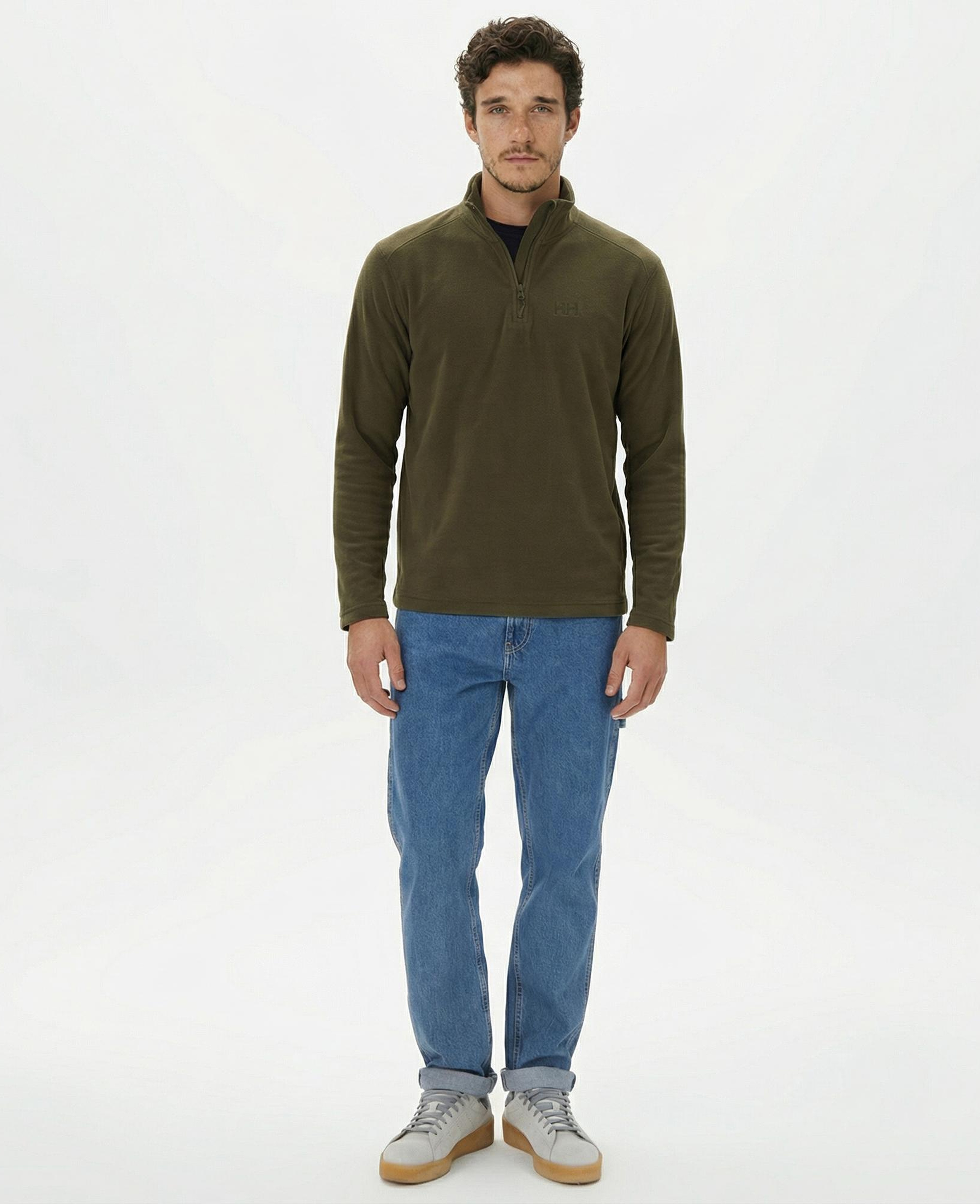 Helly Hansen Mount Polar Fleece Erkek Yeşil Sweatshirt