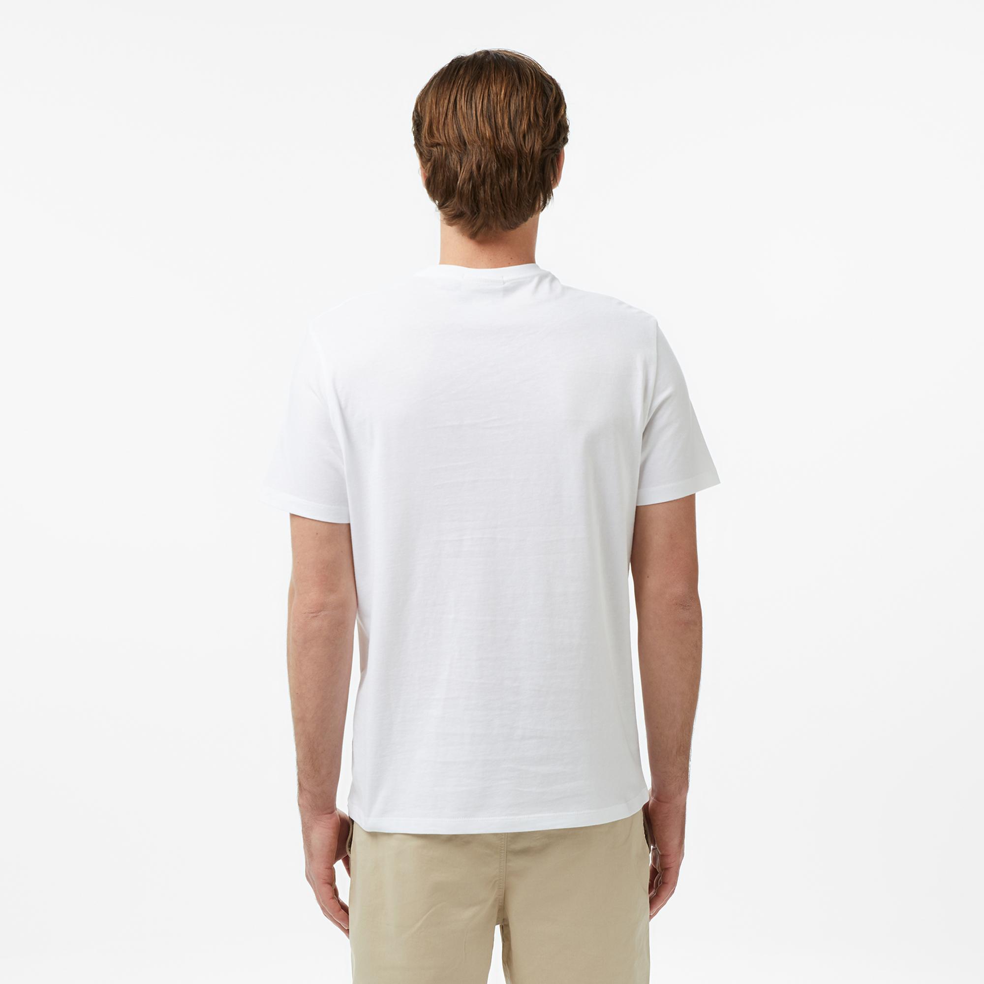 Calvin Klein 30S Jersey Classic Micro Mono Erkek Beyaz T-Shirt