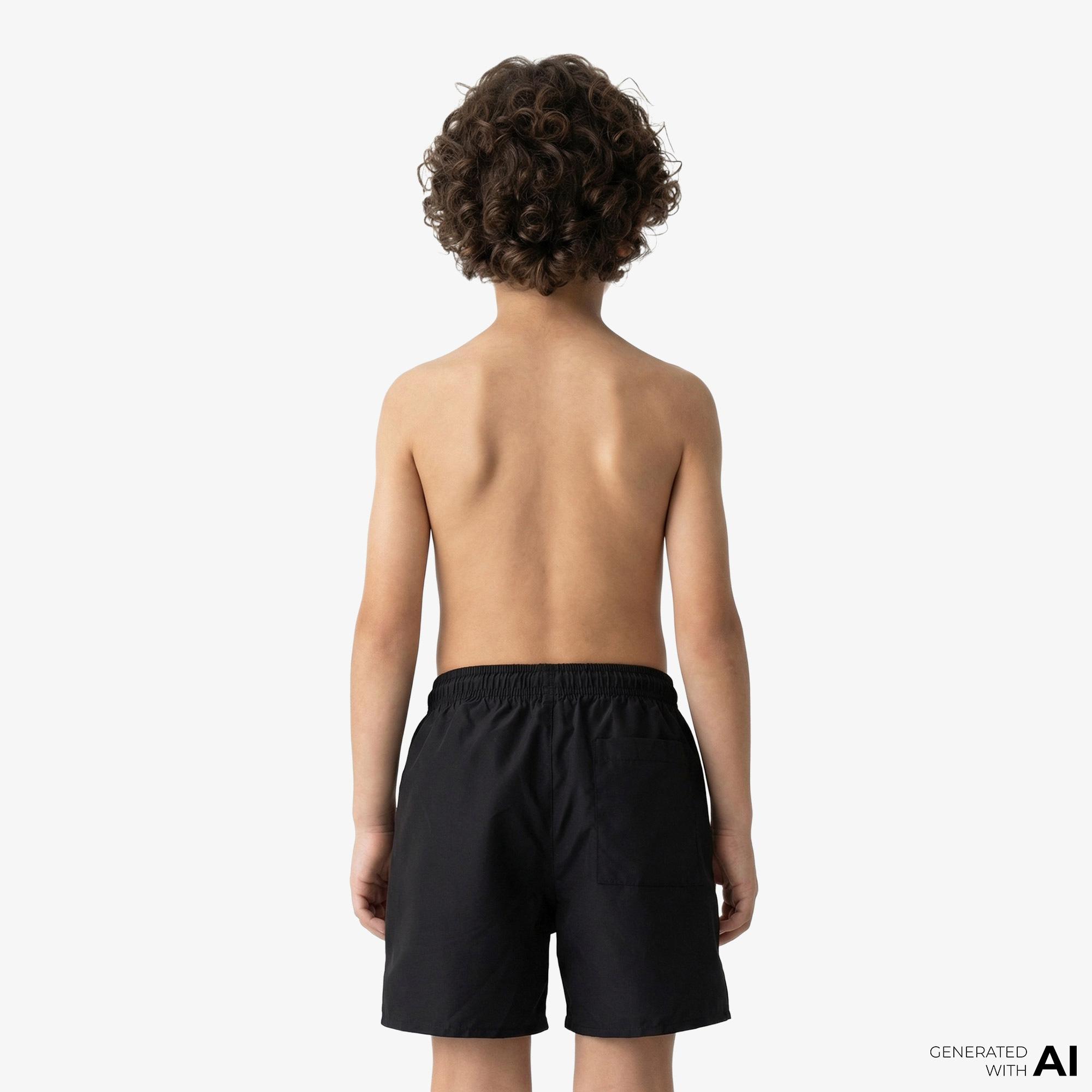 Calvin Klein Medium Drawstring Çocuk Siyah Deniz Şortu