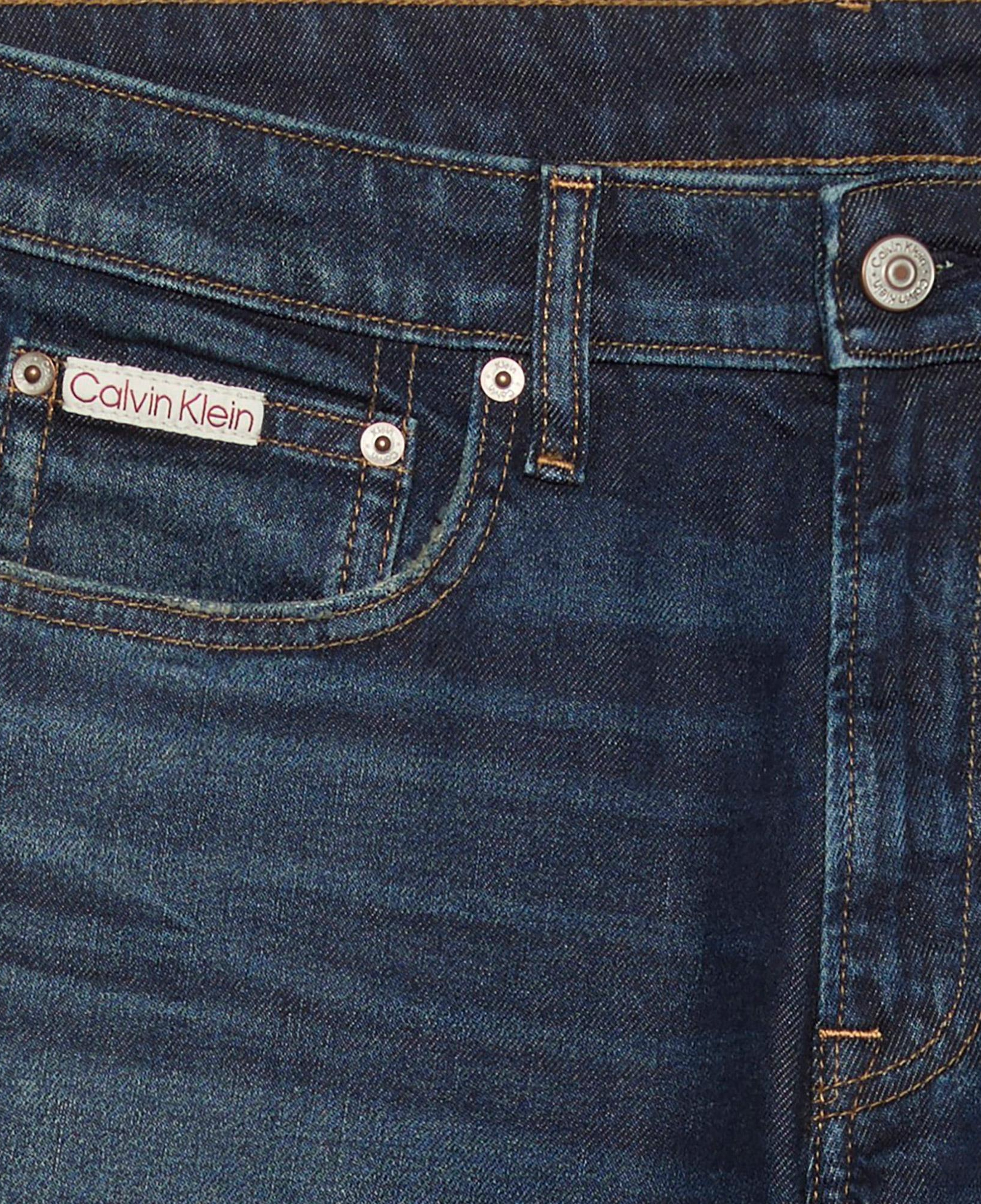 Calvin Klein Slim Vine Street Erkek Mavi Jean