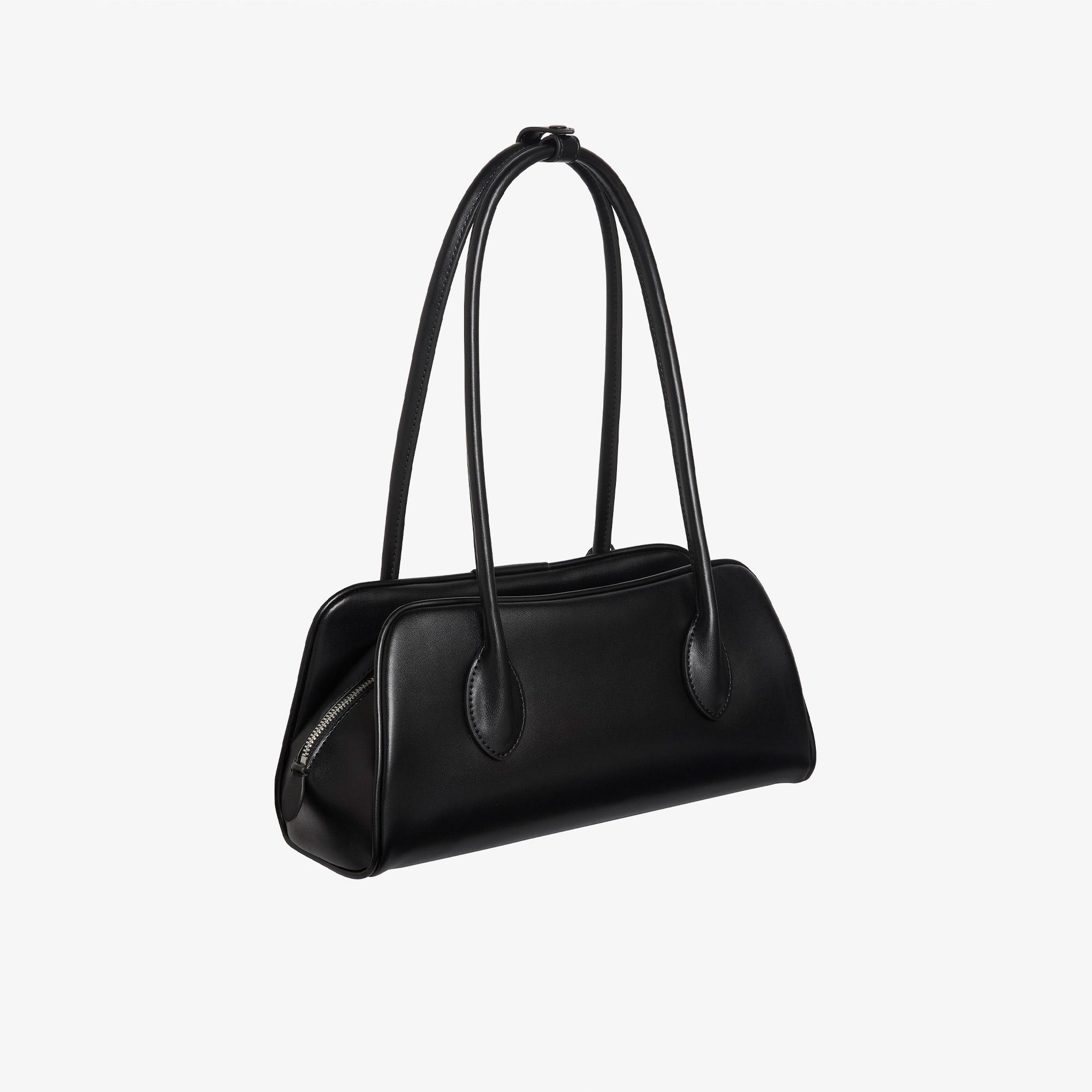 Calvin Klein Emblem Trio Shoulder Kadın Siyah Çapraz Çanta