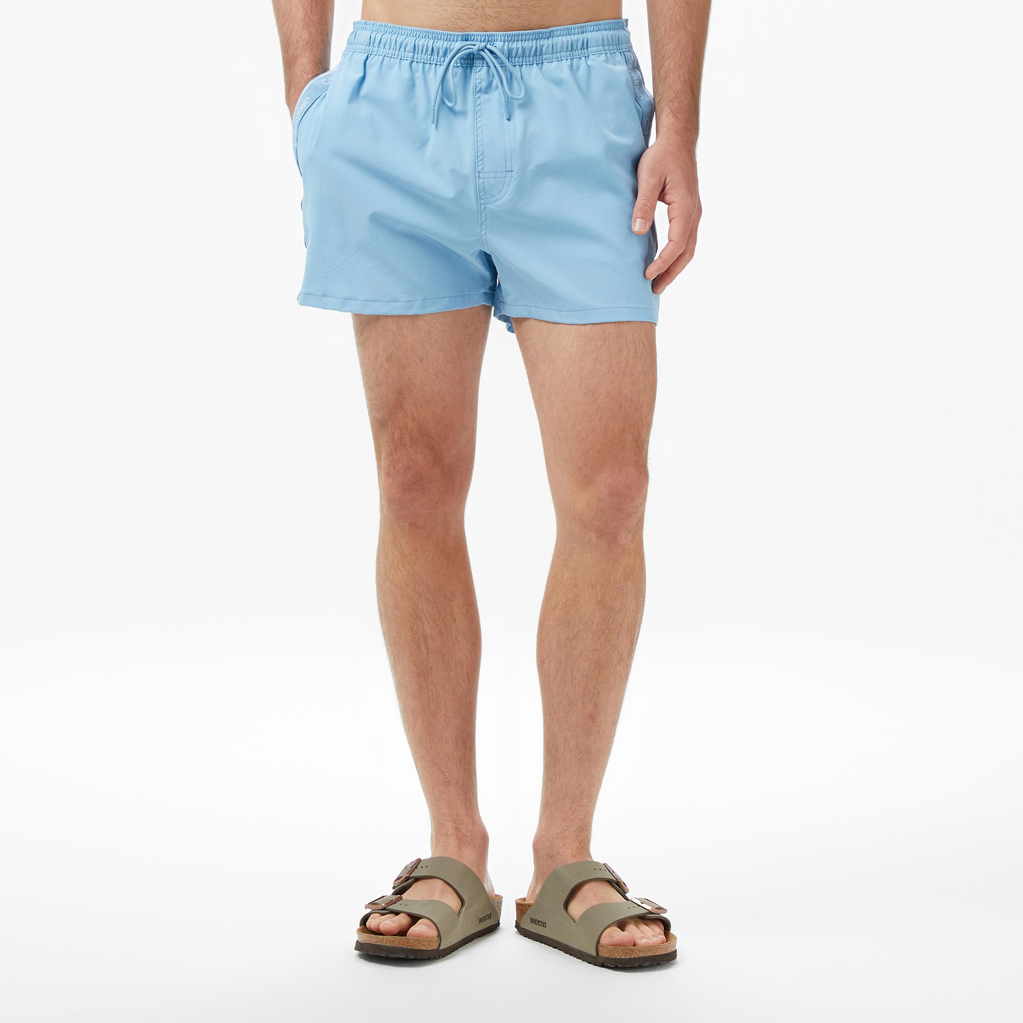 Calvin Klein Short Drawstring Erkek Mavi Deniz Şortu