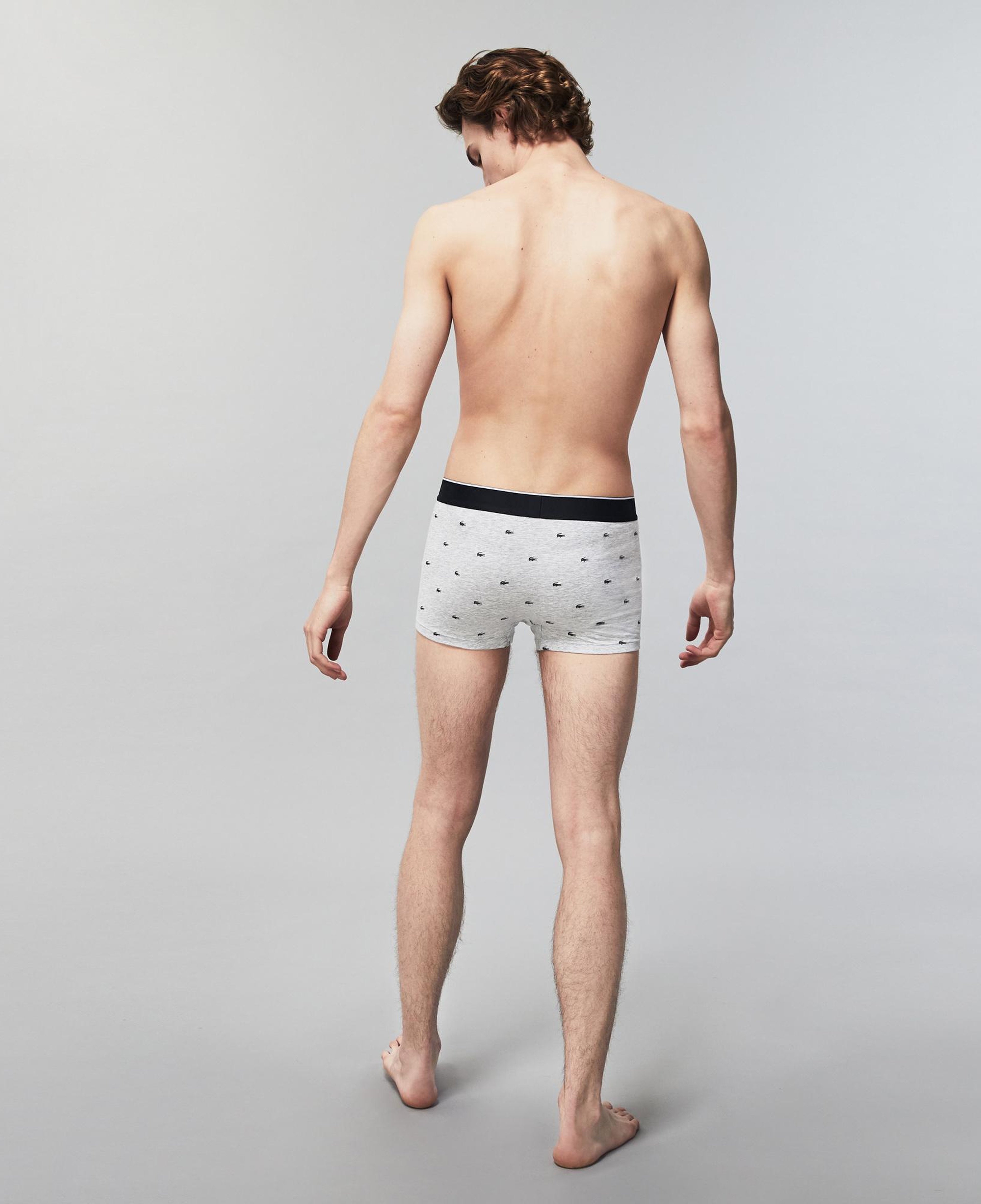 Lacoste Erkek 3'lü Gri Boxer