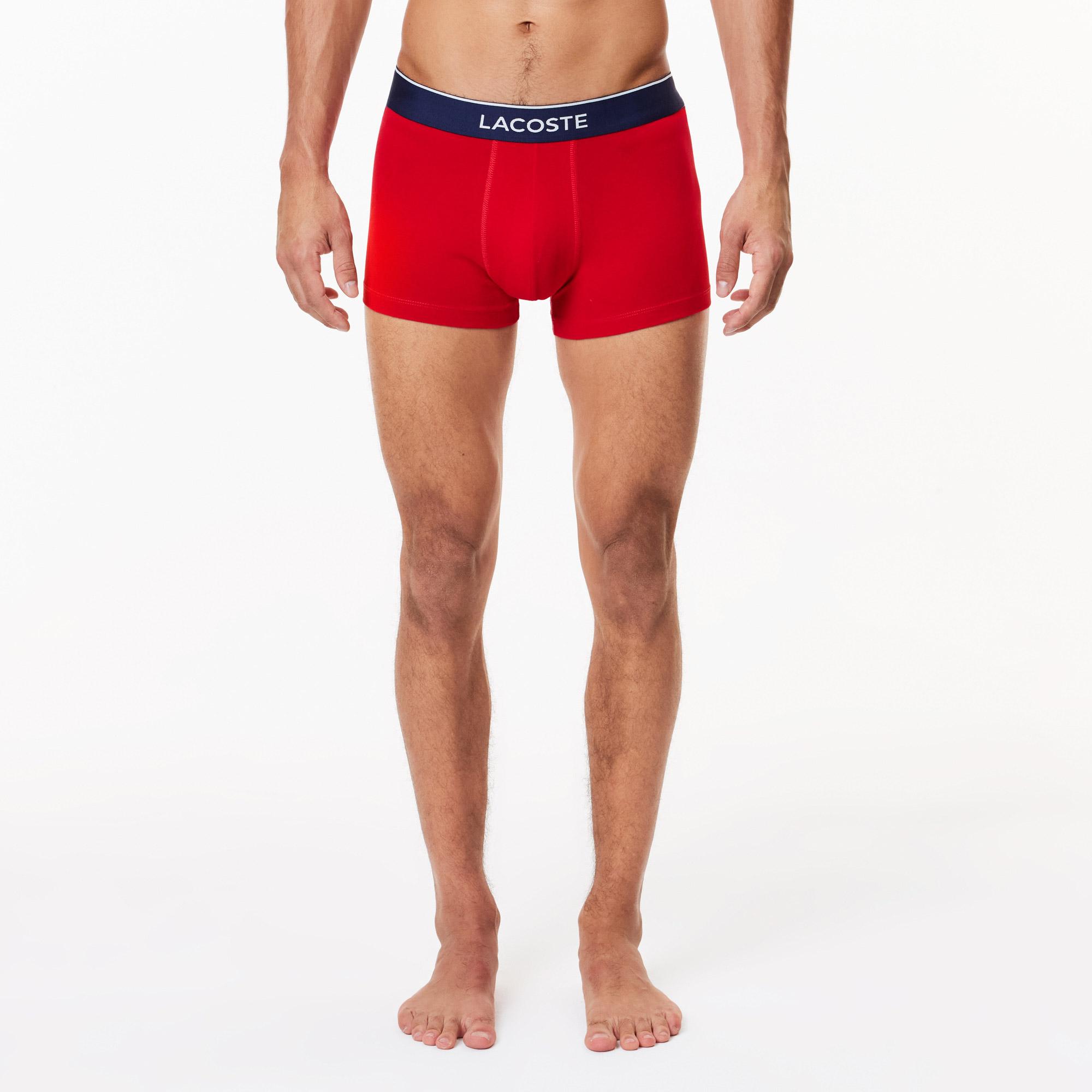 Lacoste Erkek 3'lü Renkli Boxer