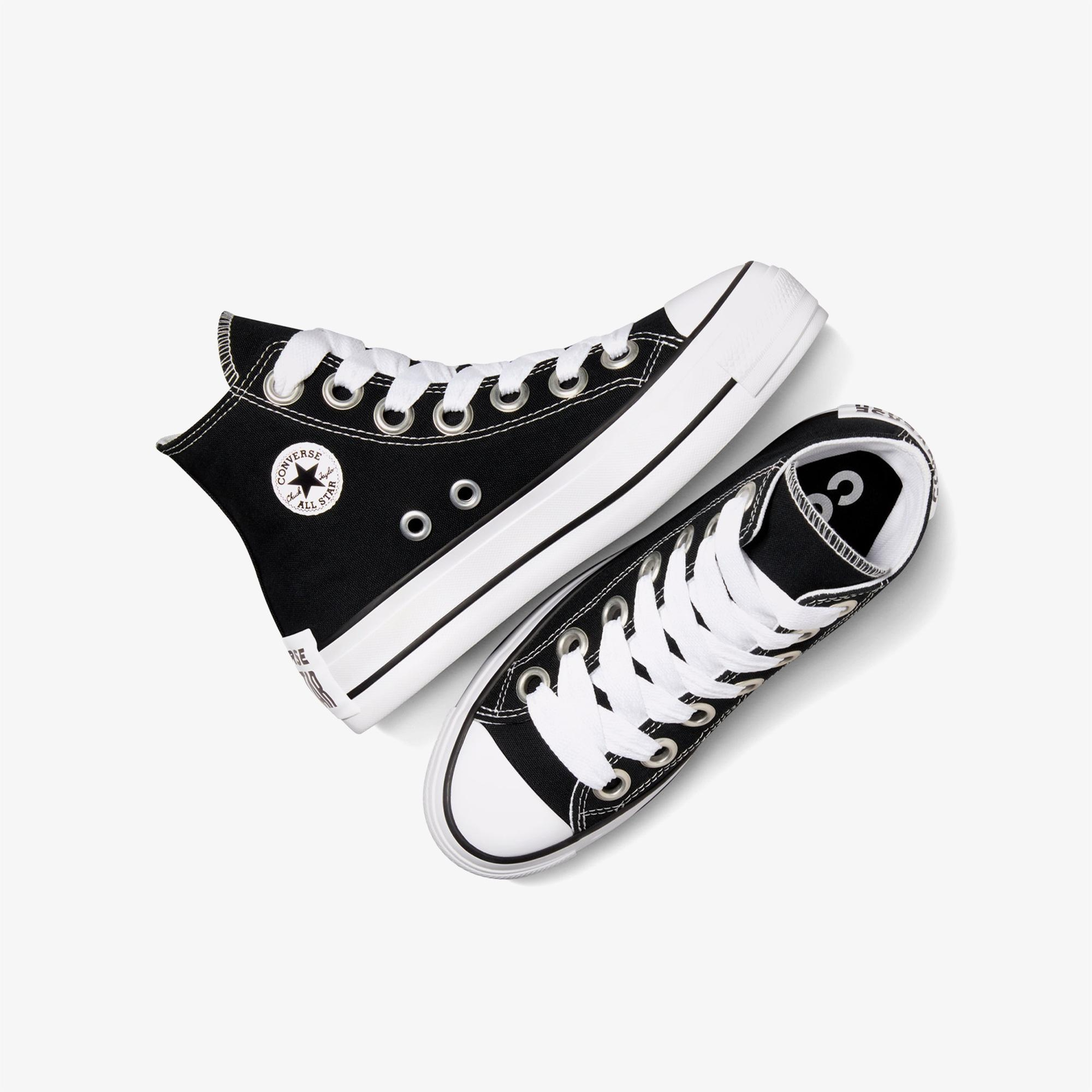 Converse Chuck Taylor All Star Lift Kadın Siyah Platform Sneaker