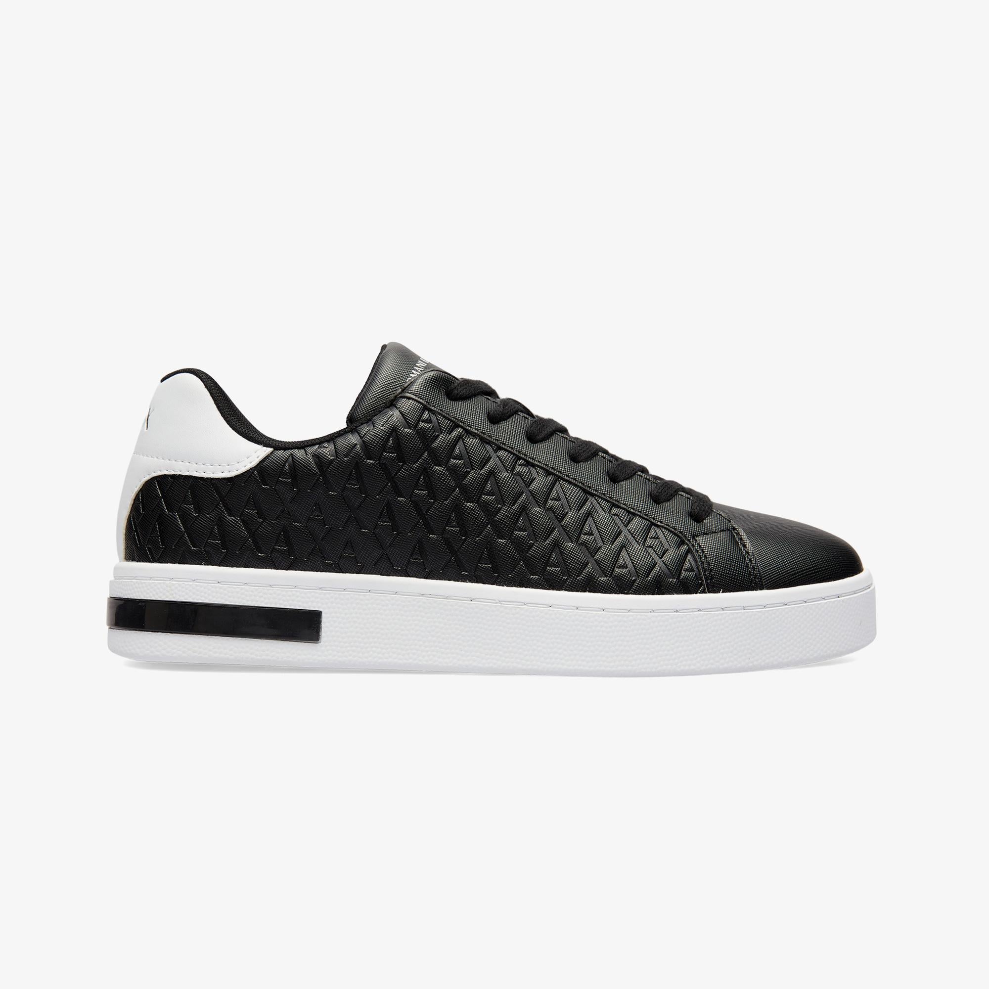 Armani Exchange Erkek Siyah / Beyaz Sneaker