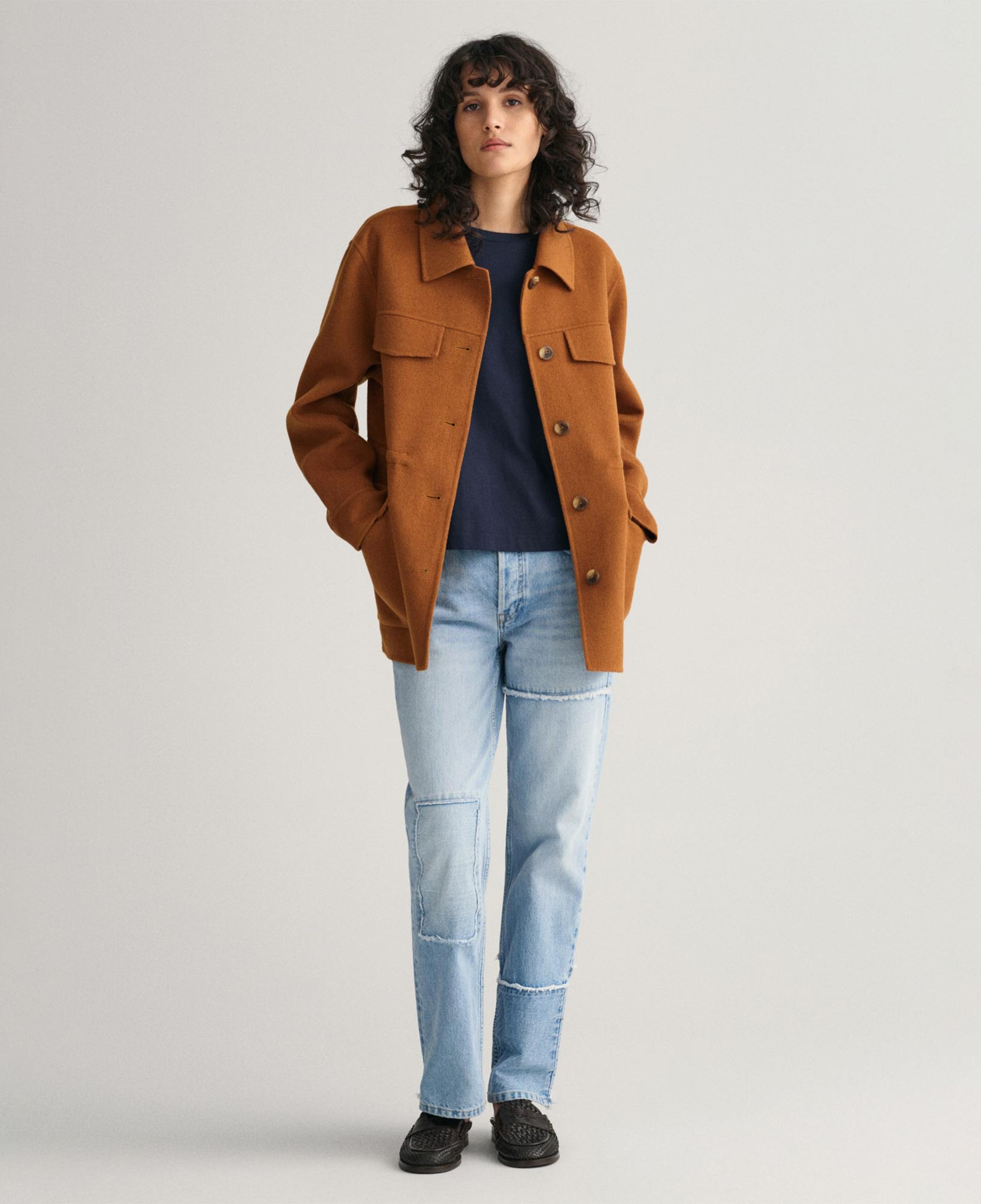 Gant Kadın Lacivert Regular Fit Bisiklet Yaka T-Shirt