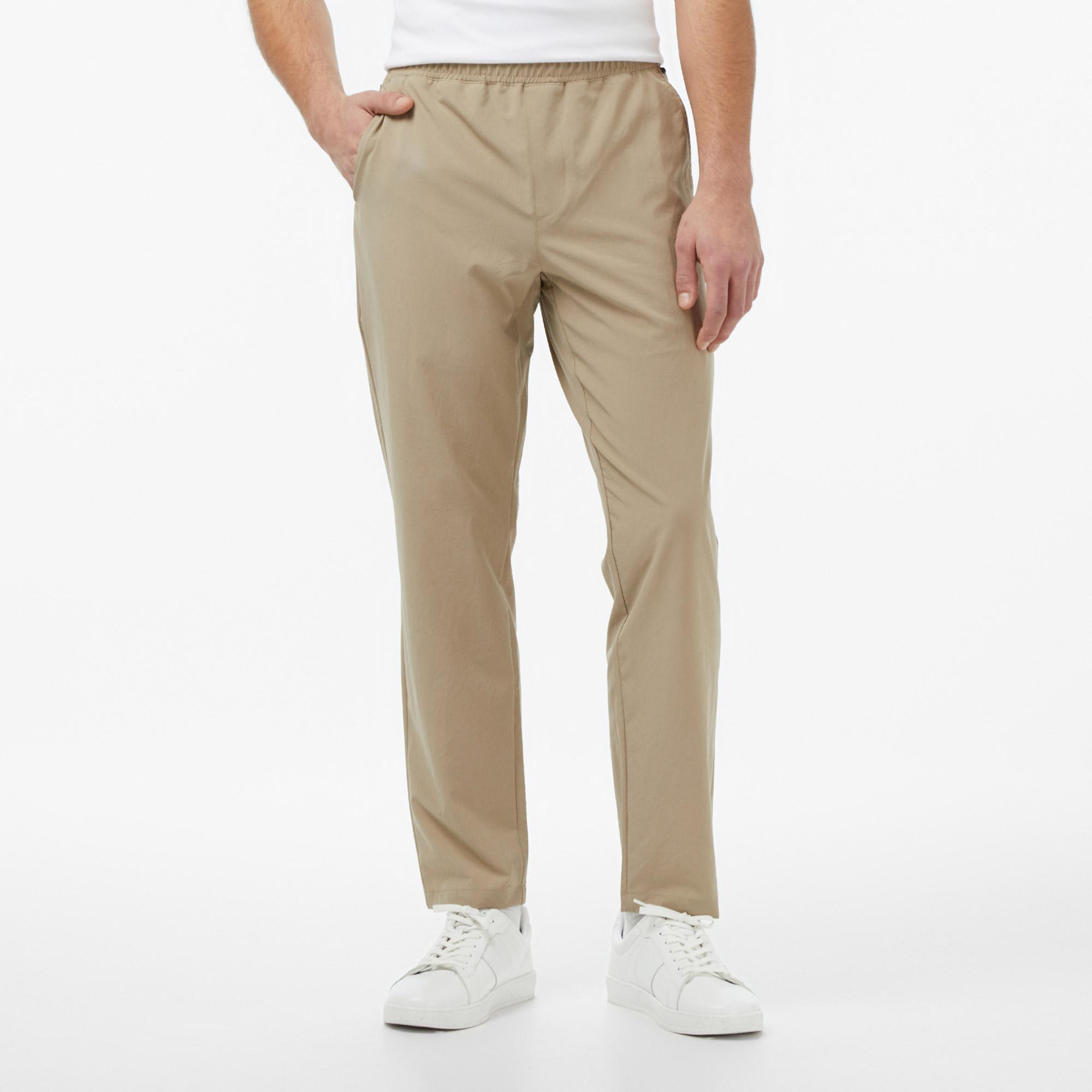 Nautica Erkek Bej Slim Fit Teknik Pantolon