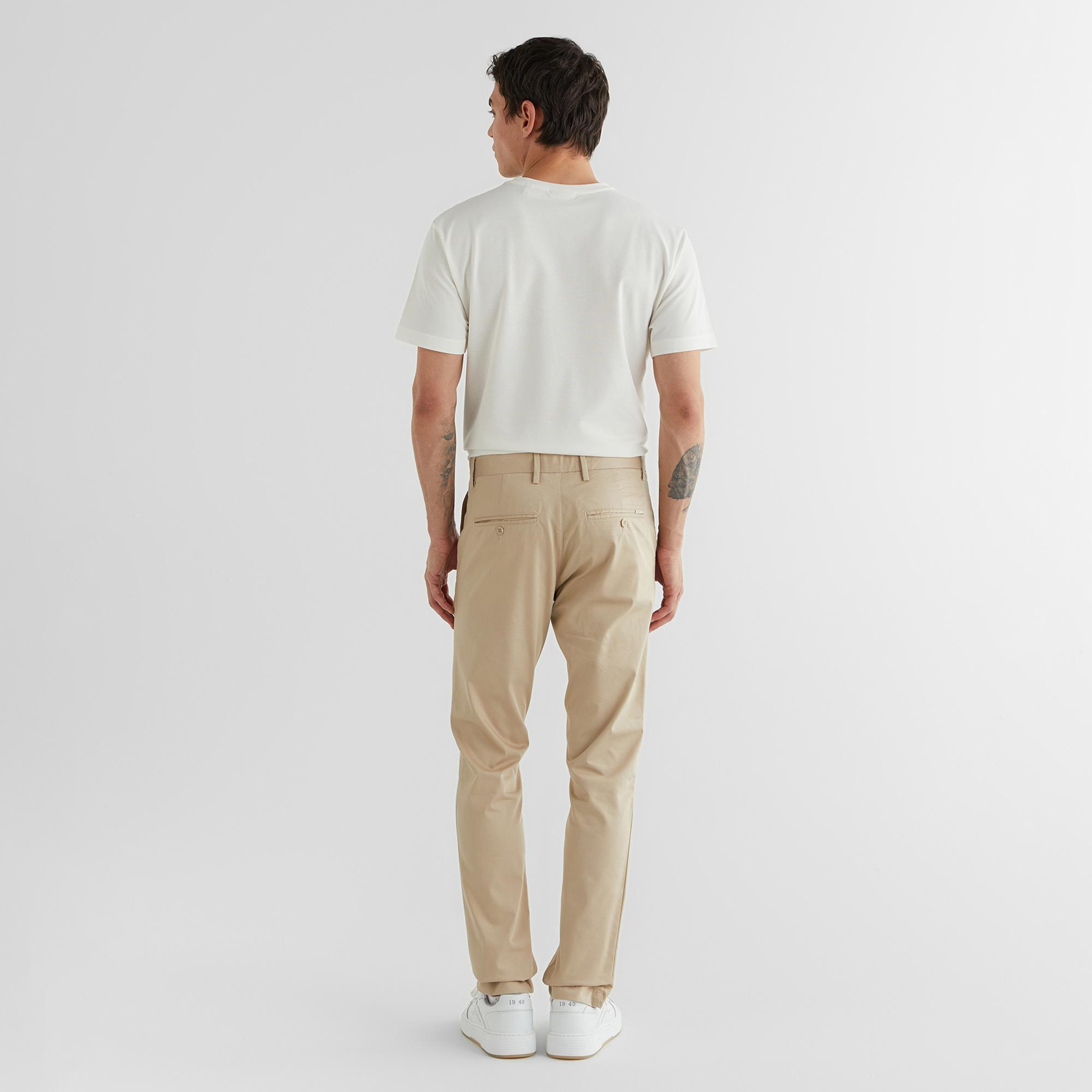 Gant Erkek Bej Slim Fit Pantolon