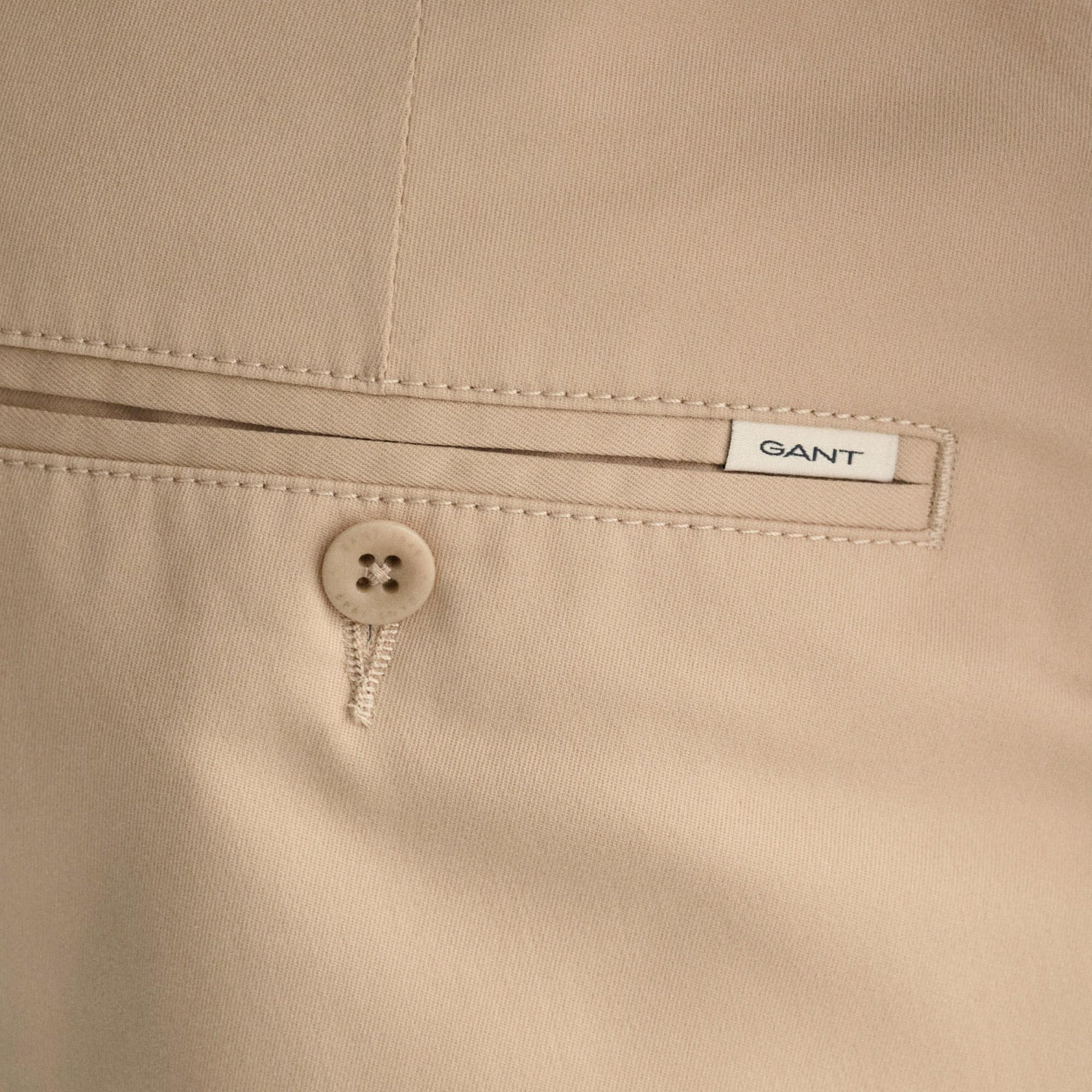 Gant Erkek Bej Slim Fit Pantolon