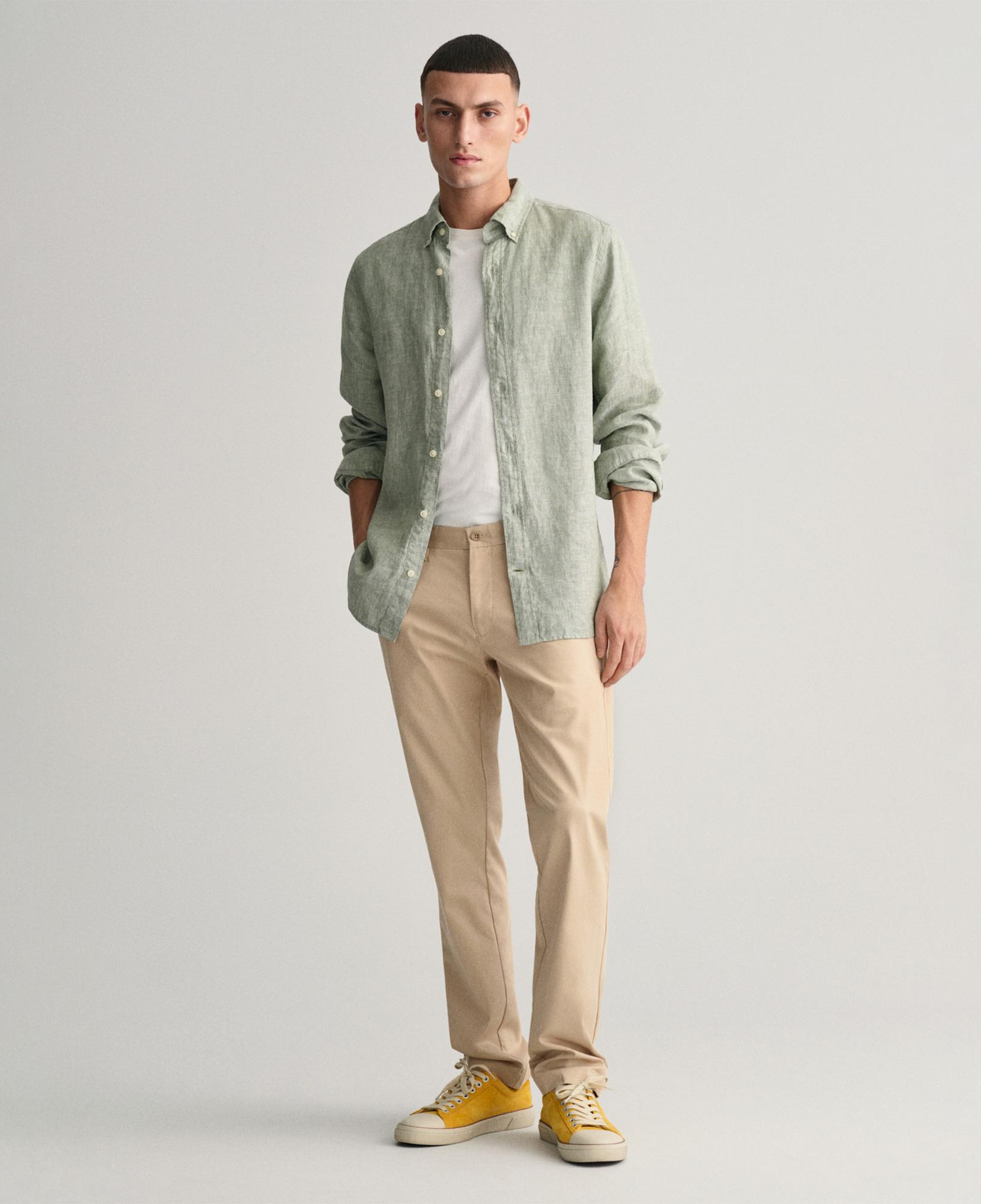 Gant Erkek Bej Slim Fit Pantolon