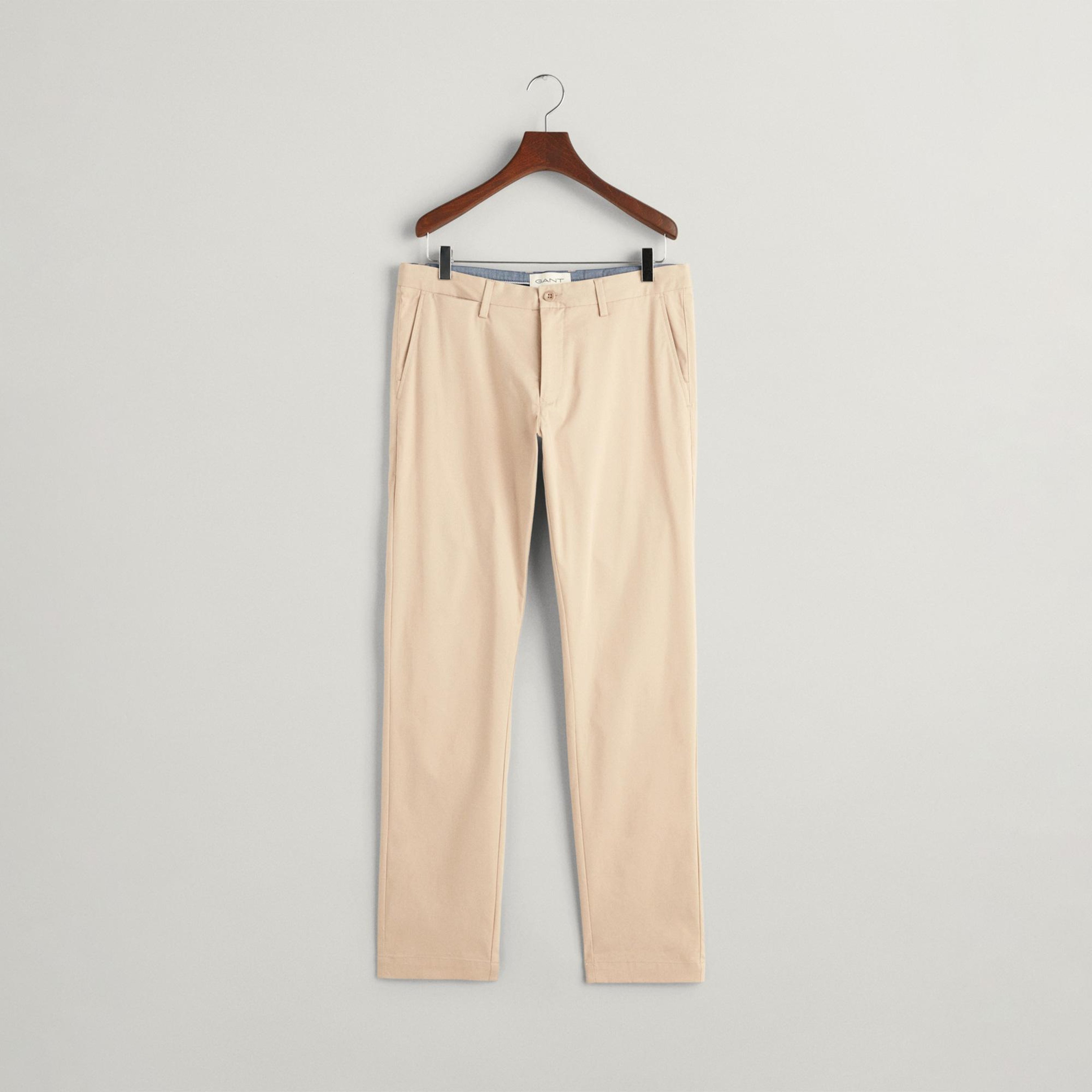 Gant Erkek Bej Slim Fit Pantolon