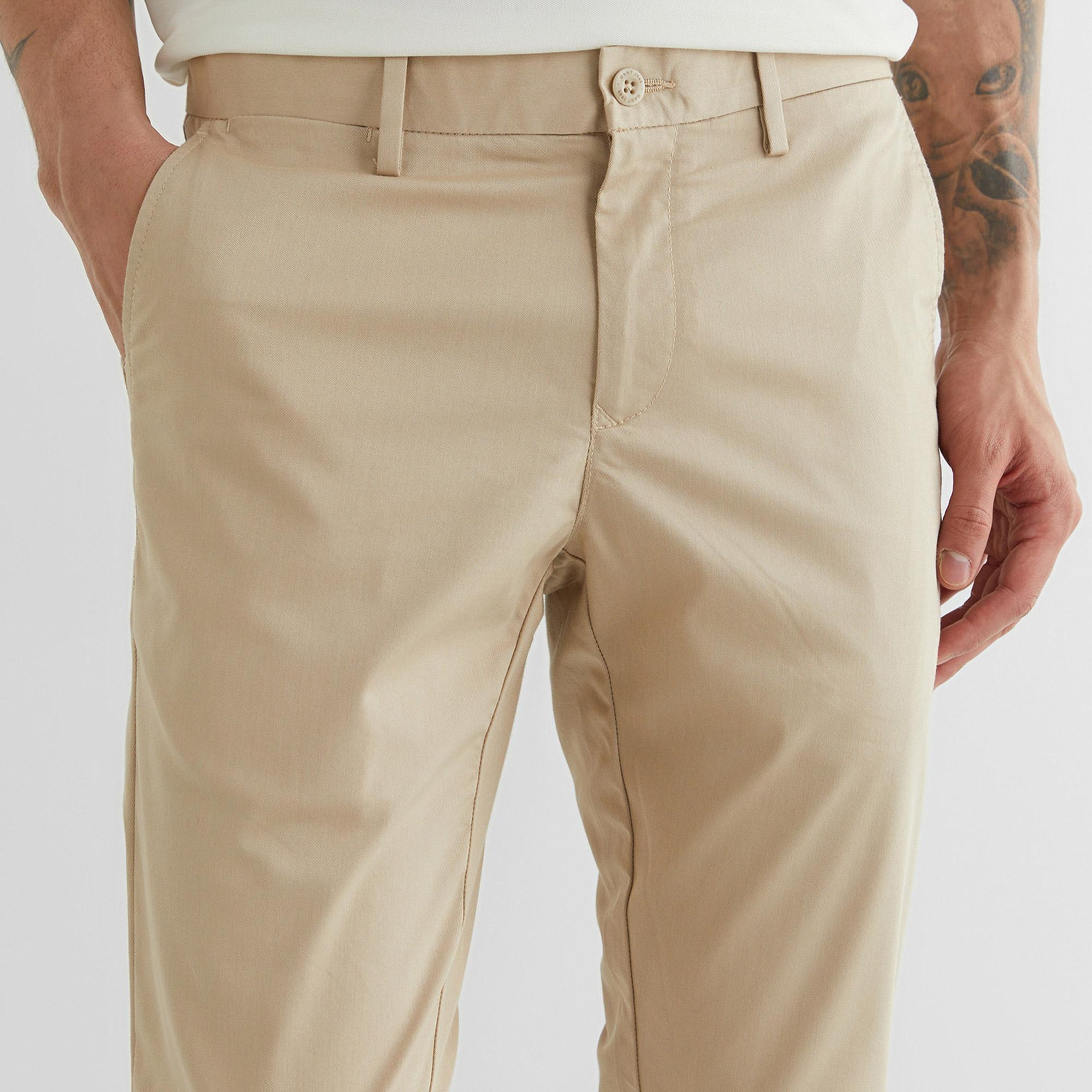 Gant Erkek Bej Slim Fit Pantolon