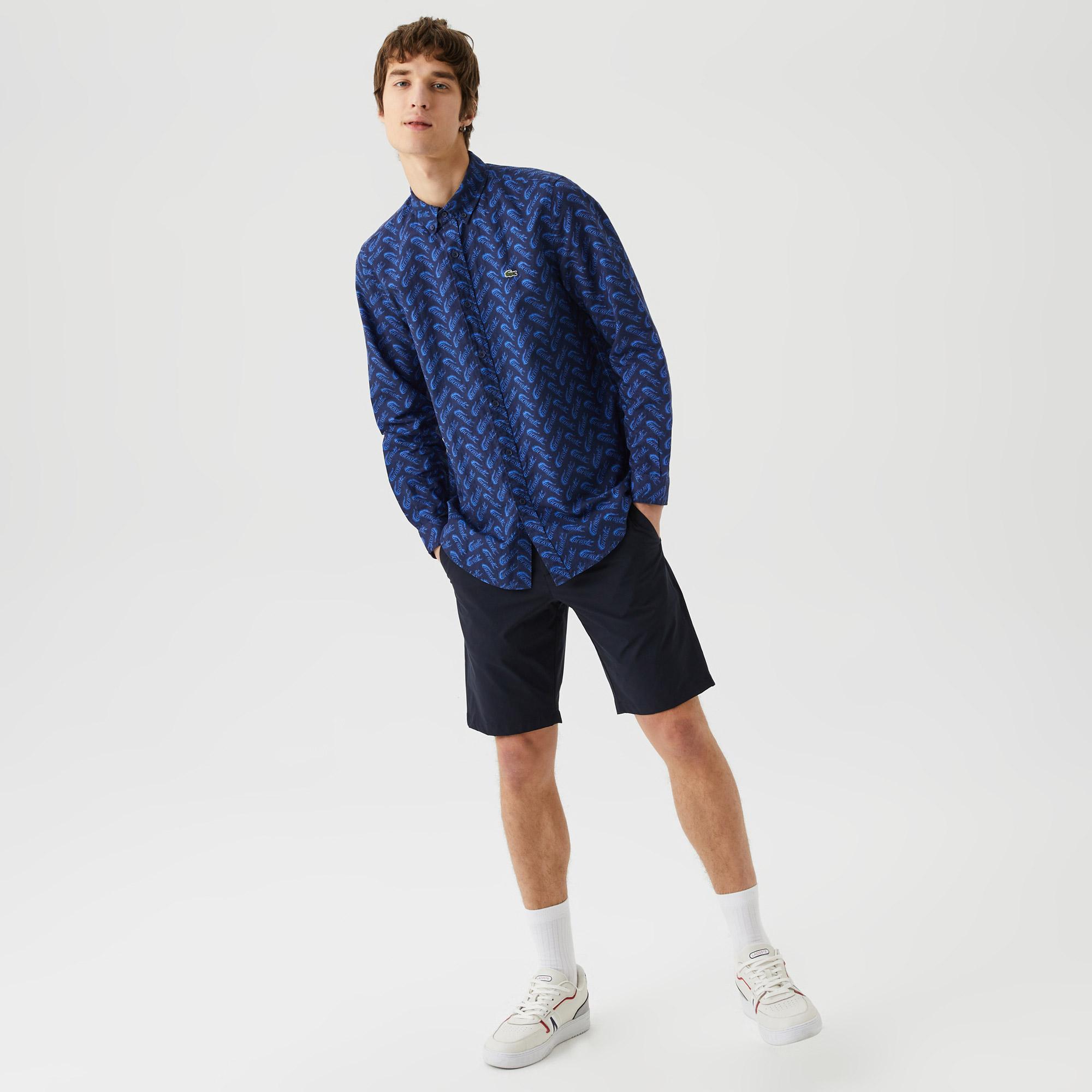 Lacoste Erkek Slim Fit Lacivert Bermuda