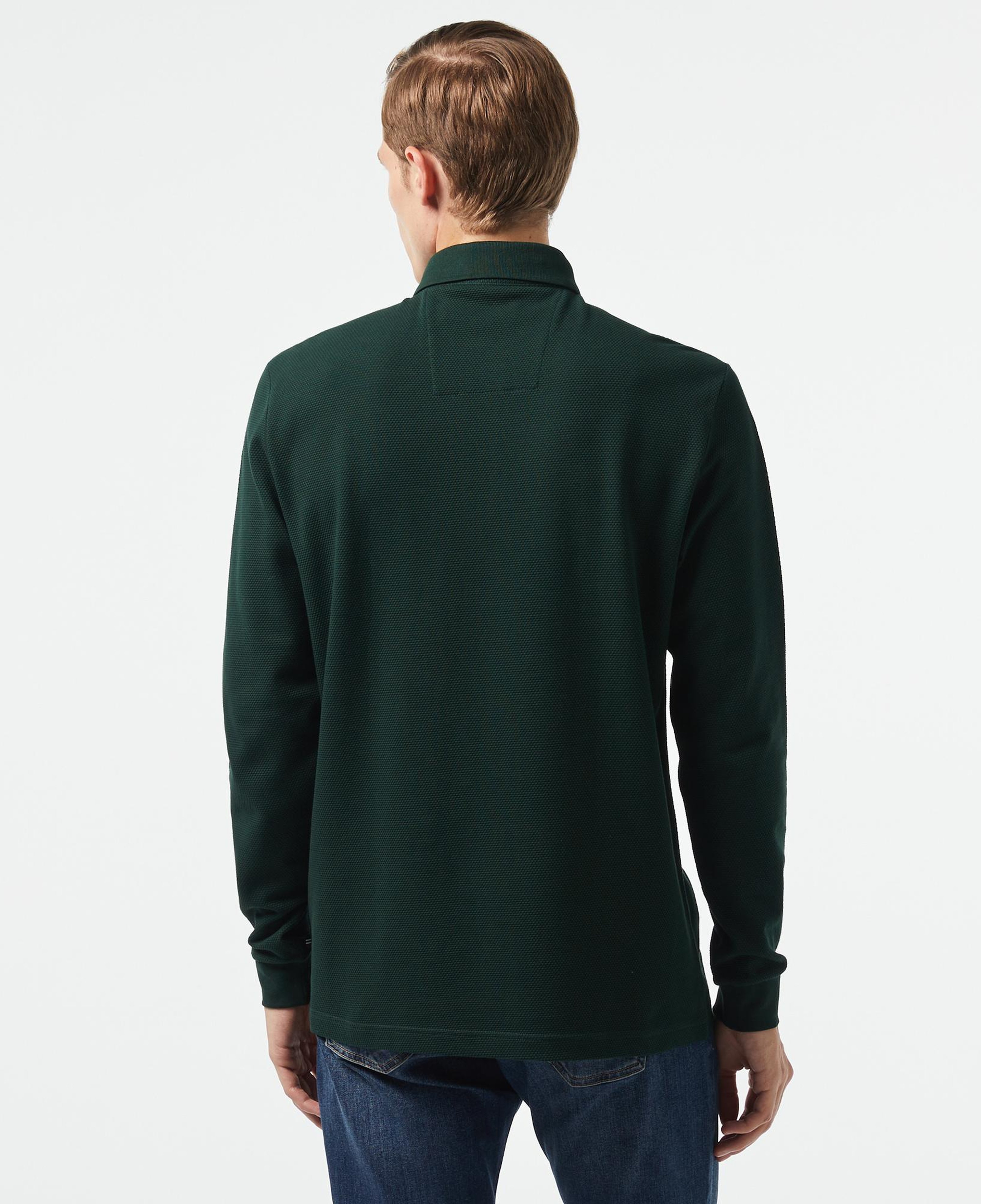 Nautica Erkek Yeşil Slim Fit Uzun Kollu Polo Yaka T-Shirt