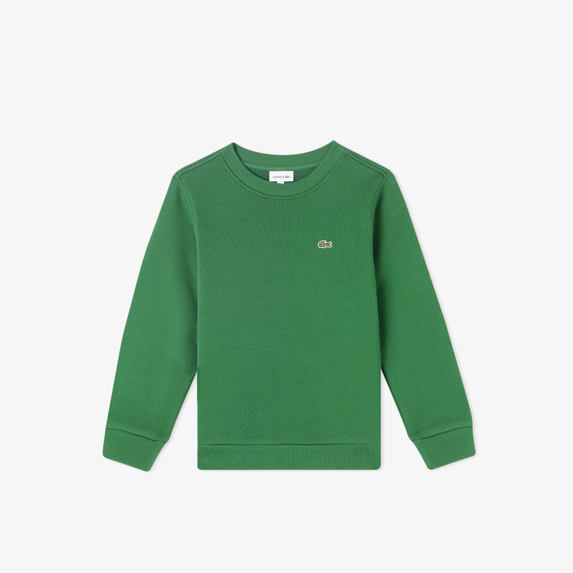 Lacoste Çocuk Bisiklet Yaka Yeşil Sweatshirt