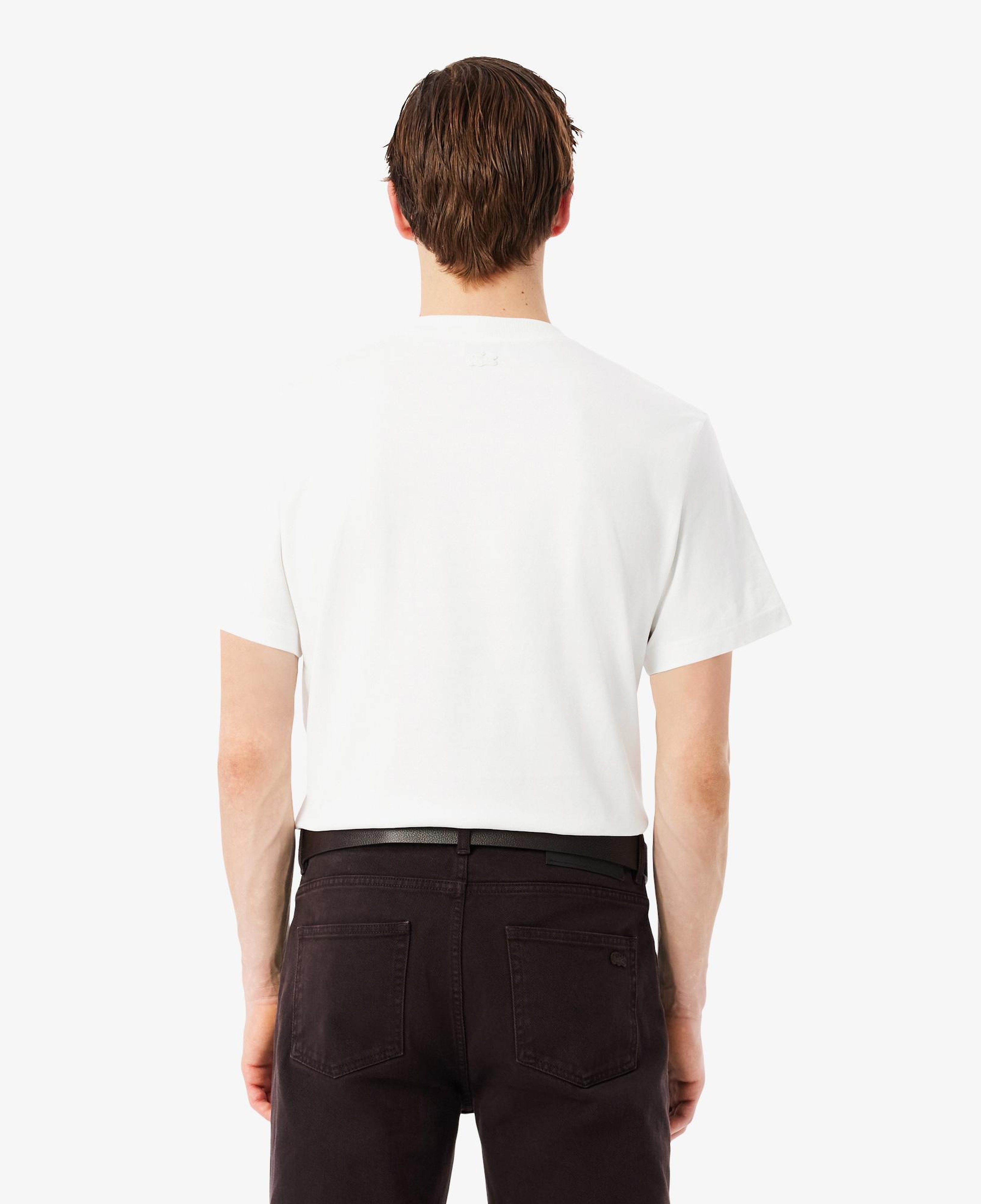 Lacoste Erkek Classic Fit Bisiklet Yaka Beyaz T-Shirt