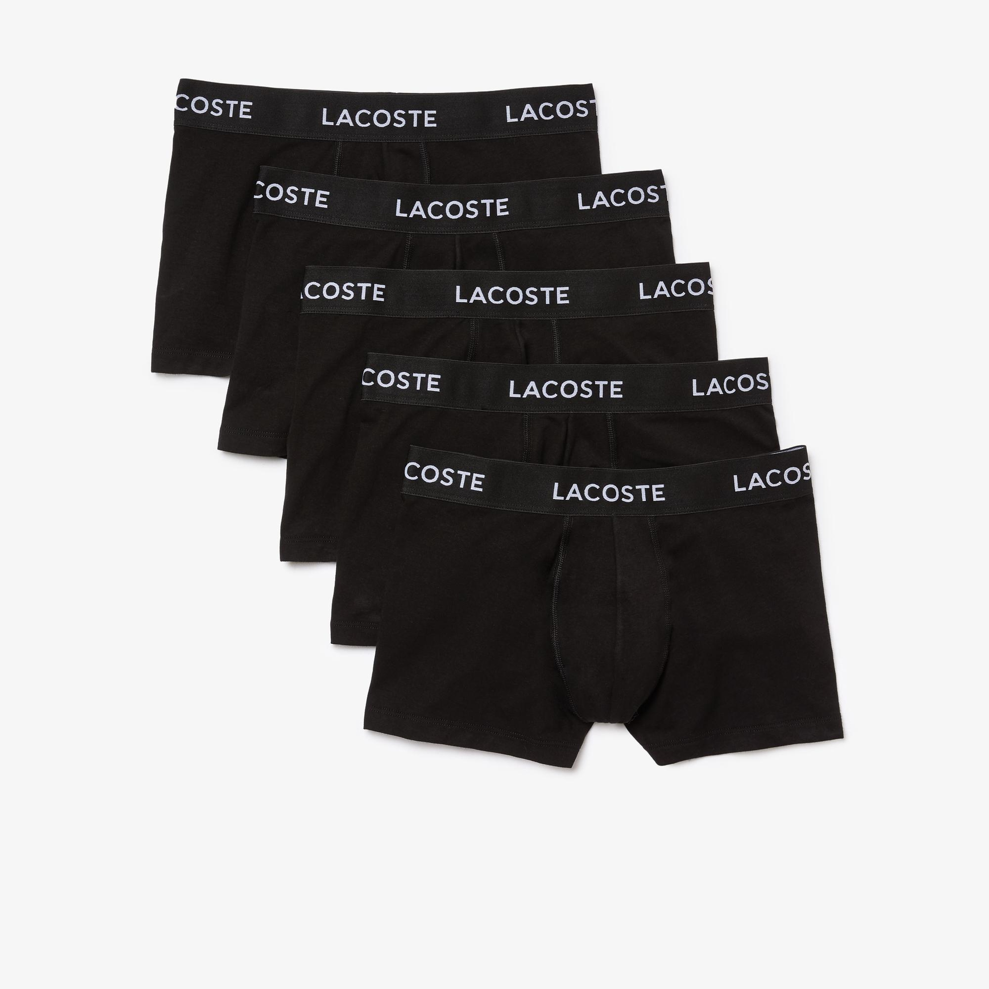 Lacoste Core Erkek 5'li Siyah Boxer