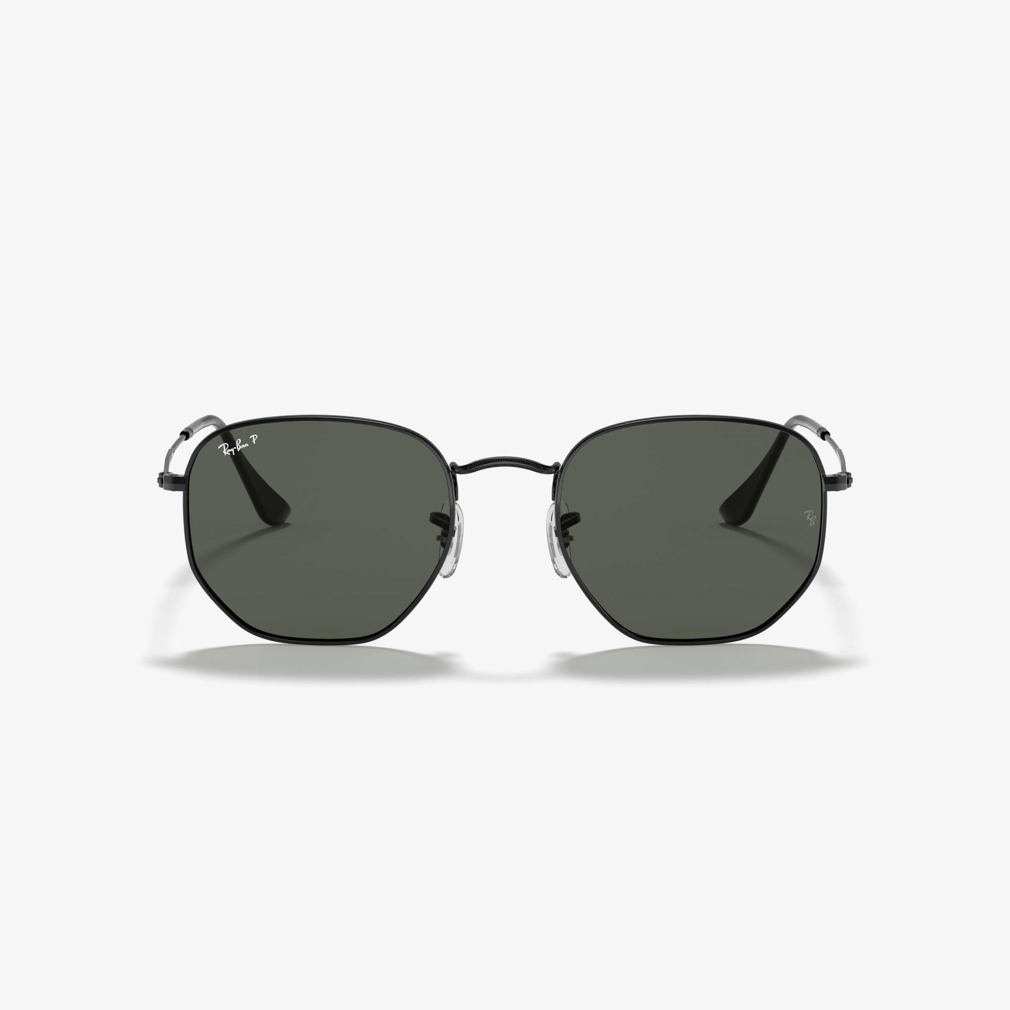 RAY-BAN 0RB3548N Hexagonal Unisex Siyah Güneş Gözlüğü