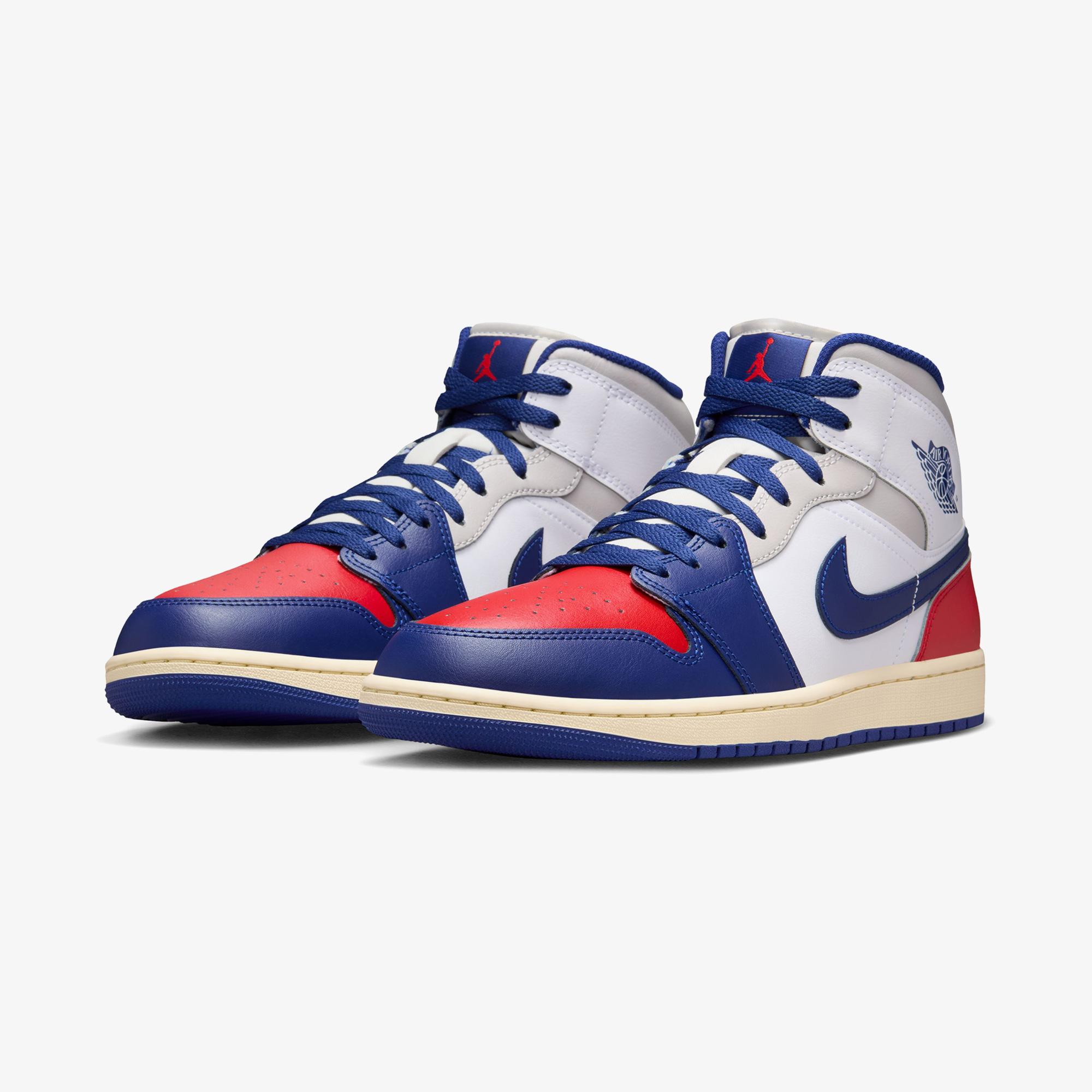 Jordan Air 1 Mid Erkek Renkli Spor Ayakkabı