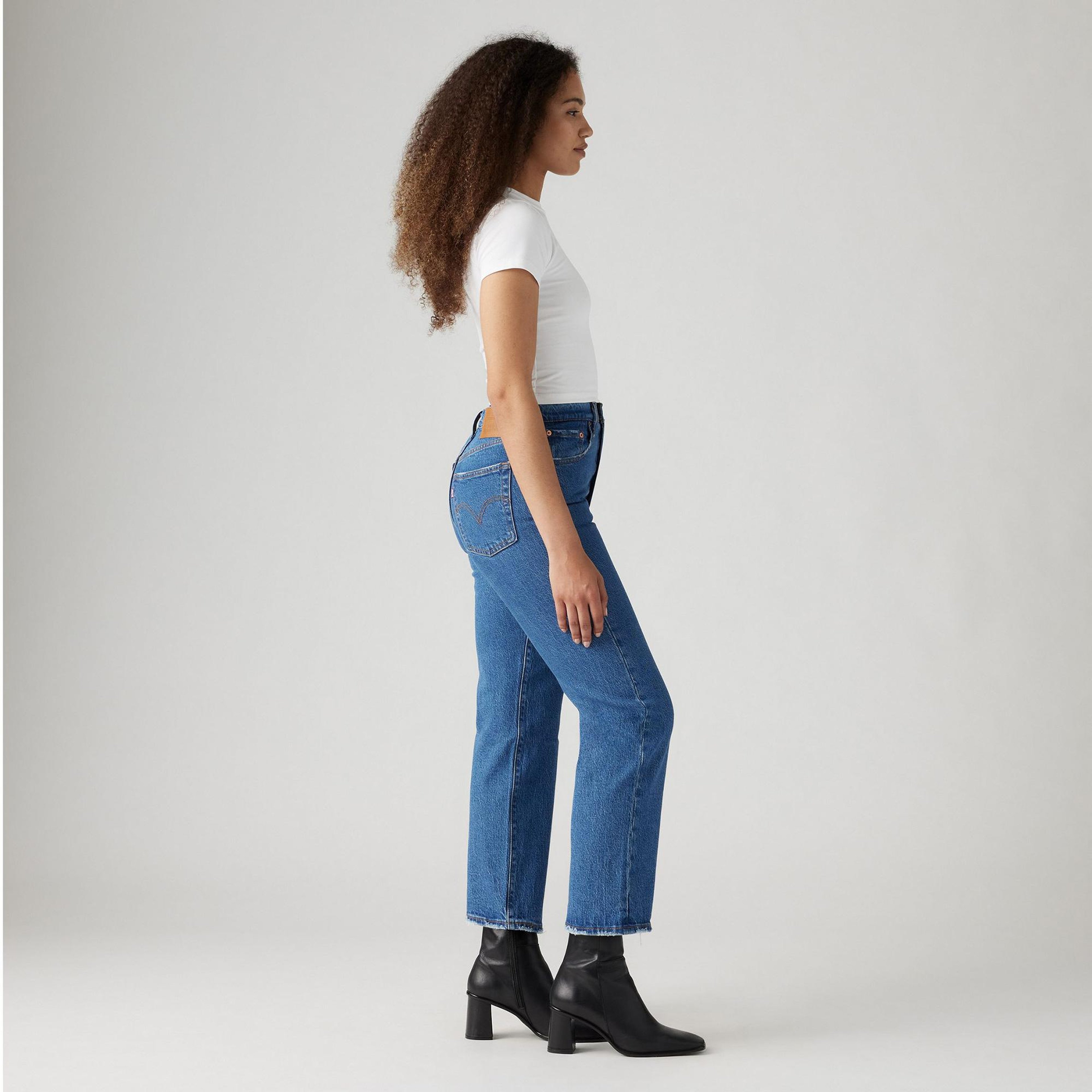 Levi's Ribcage Straight Jazz Pop Kadın Mavi Jean