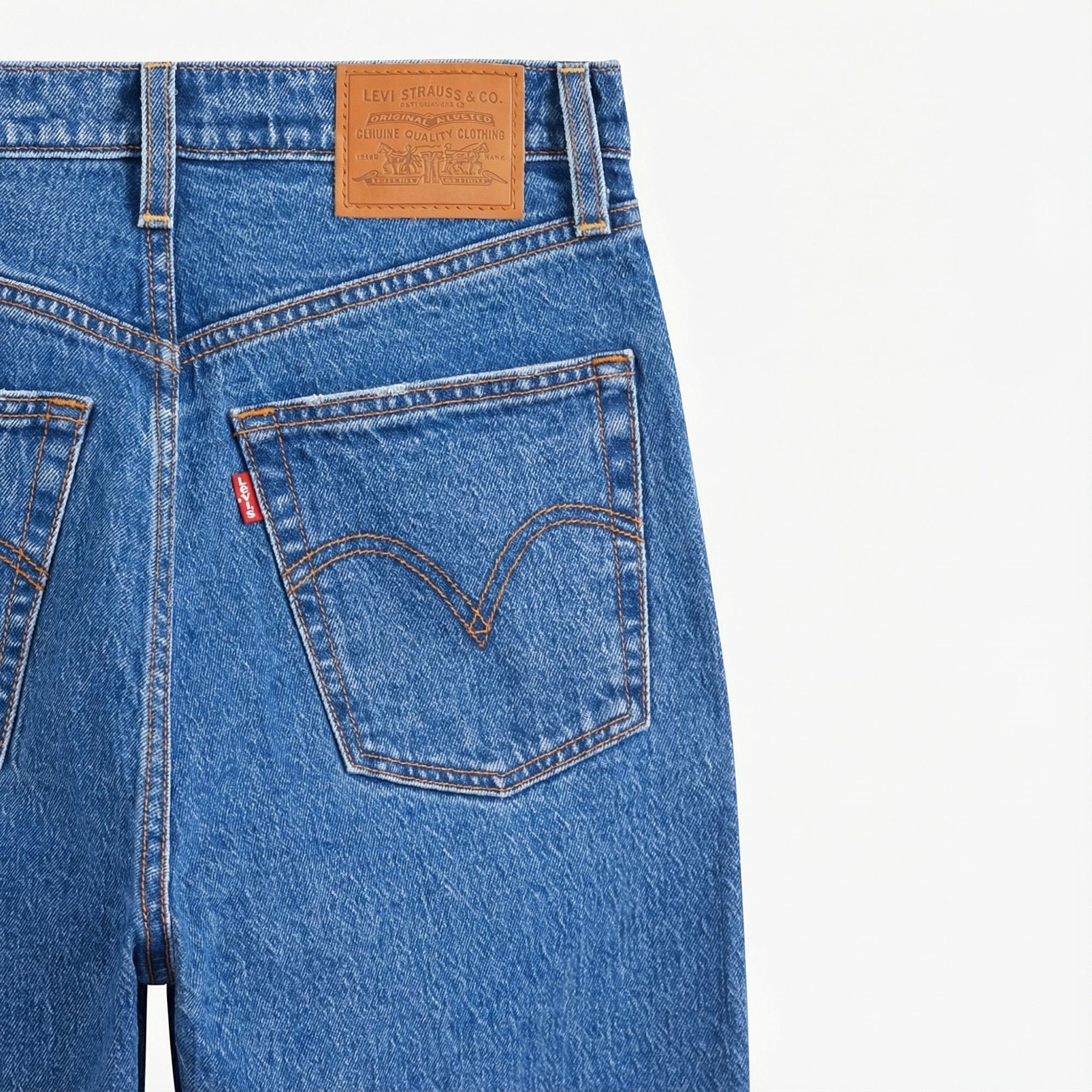 Levi's Ribcage Straight Jazz Pop Kadın Mavi Jean