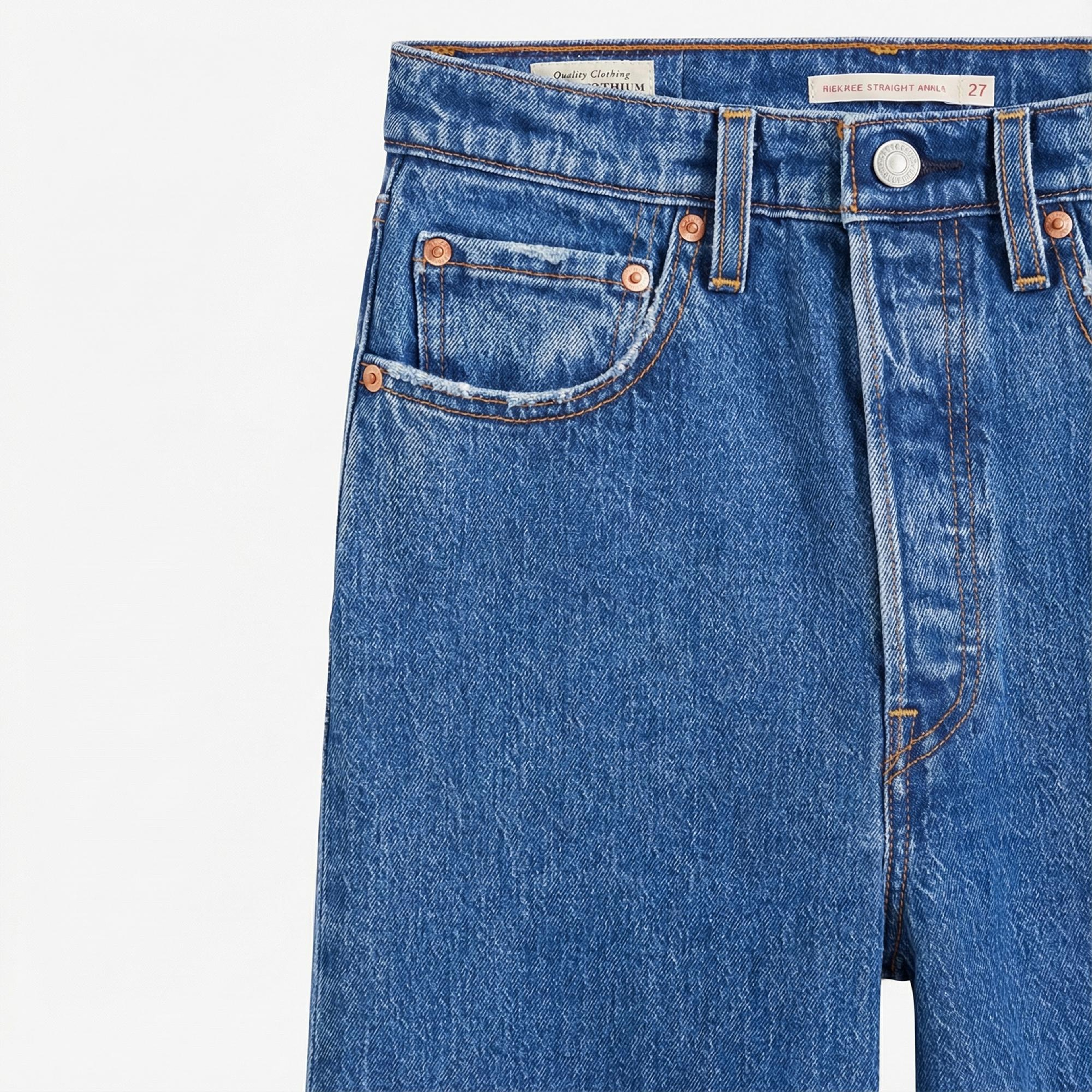 Levi's Ribcage Straight Jazz Pop Kadın Mavi Jean