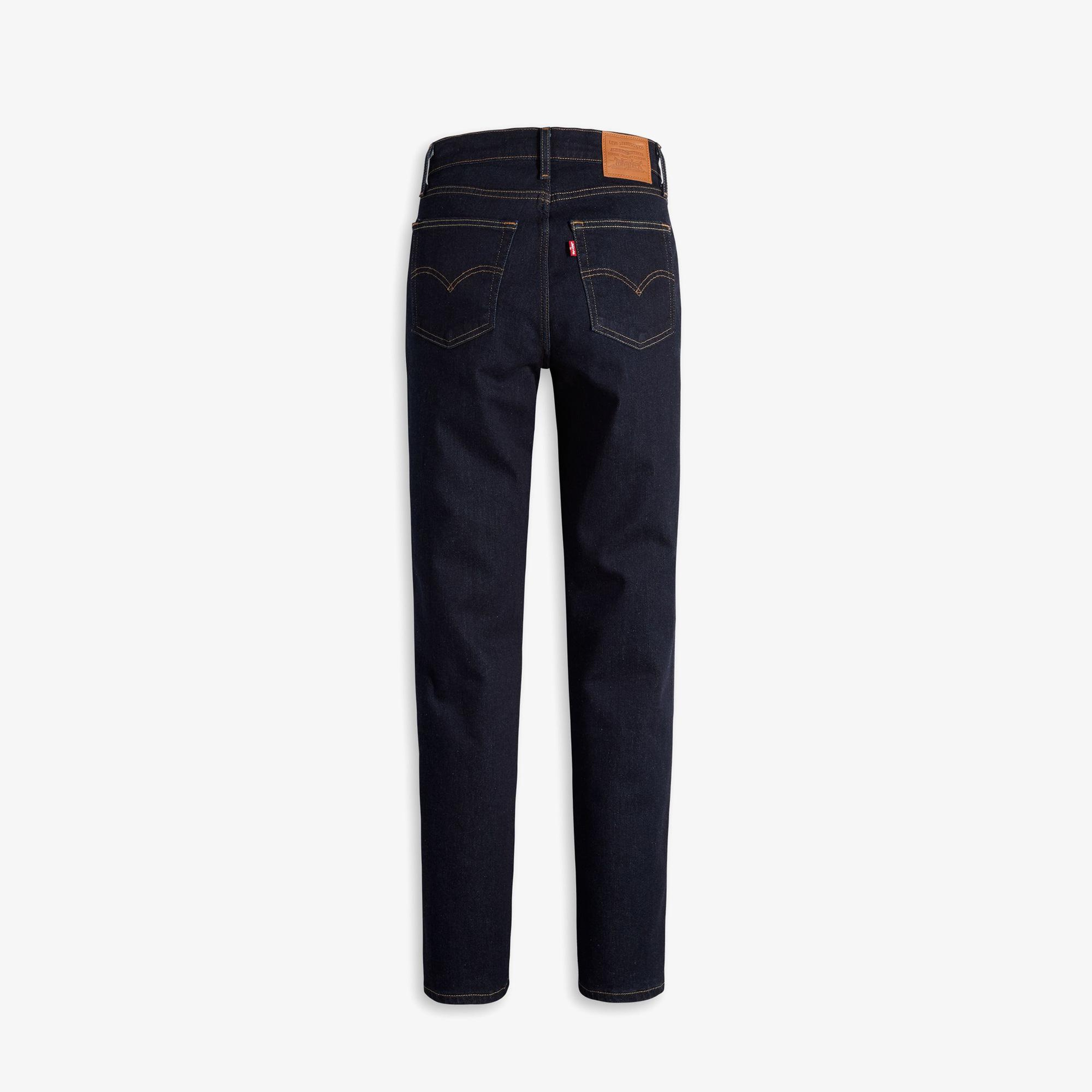 Levi's 724 High Rise Straight Blue Wave Rinse Kadın Lacivert Jean