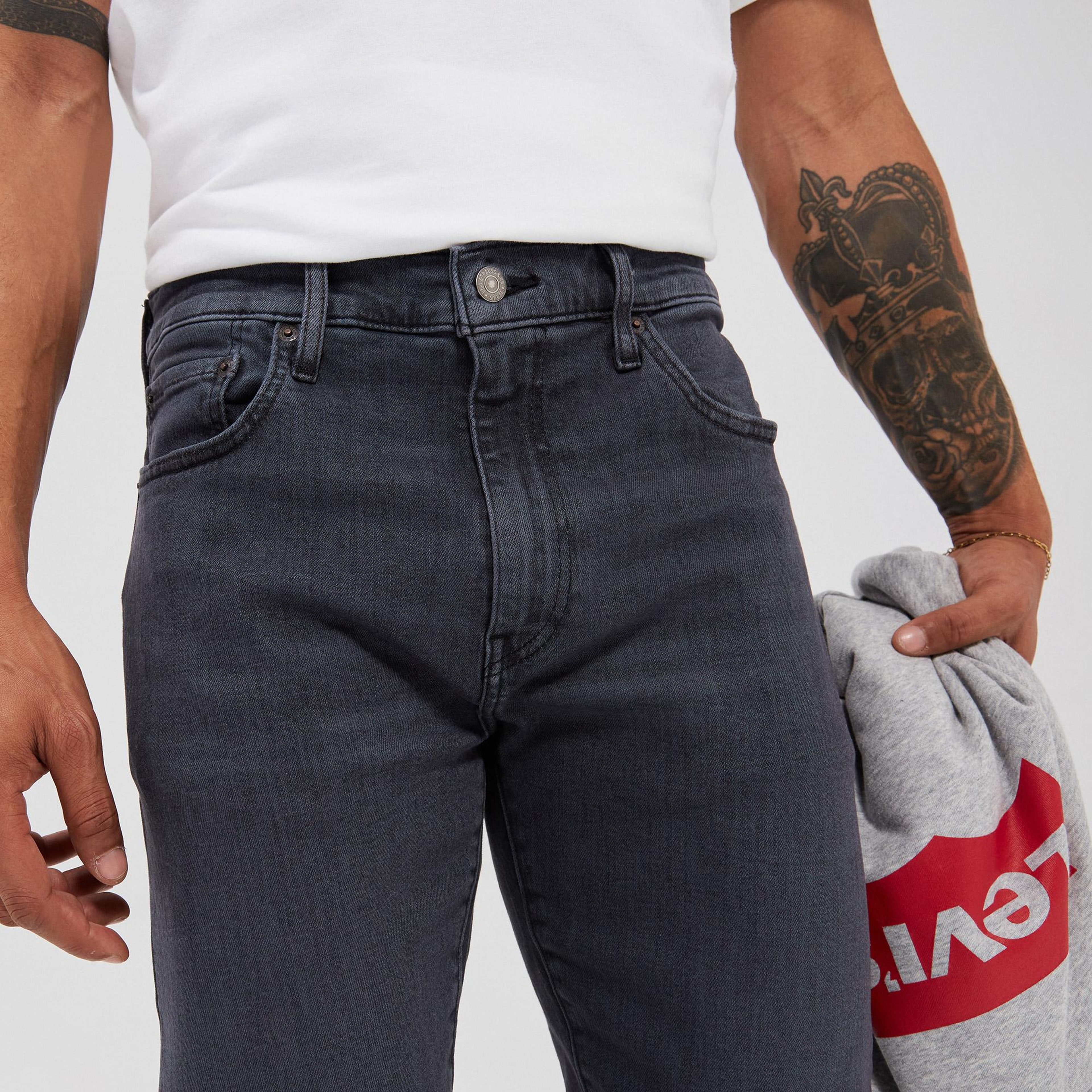 Levi's Slim Taper Dark Holl Denim Erkek Gri Jean