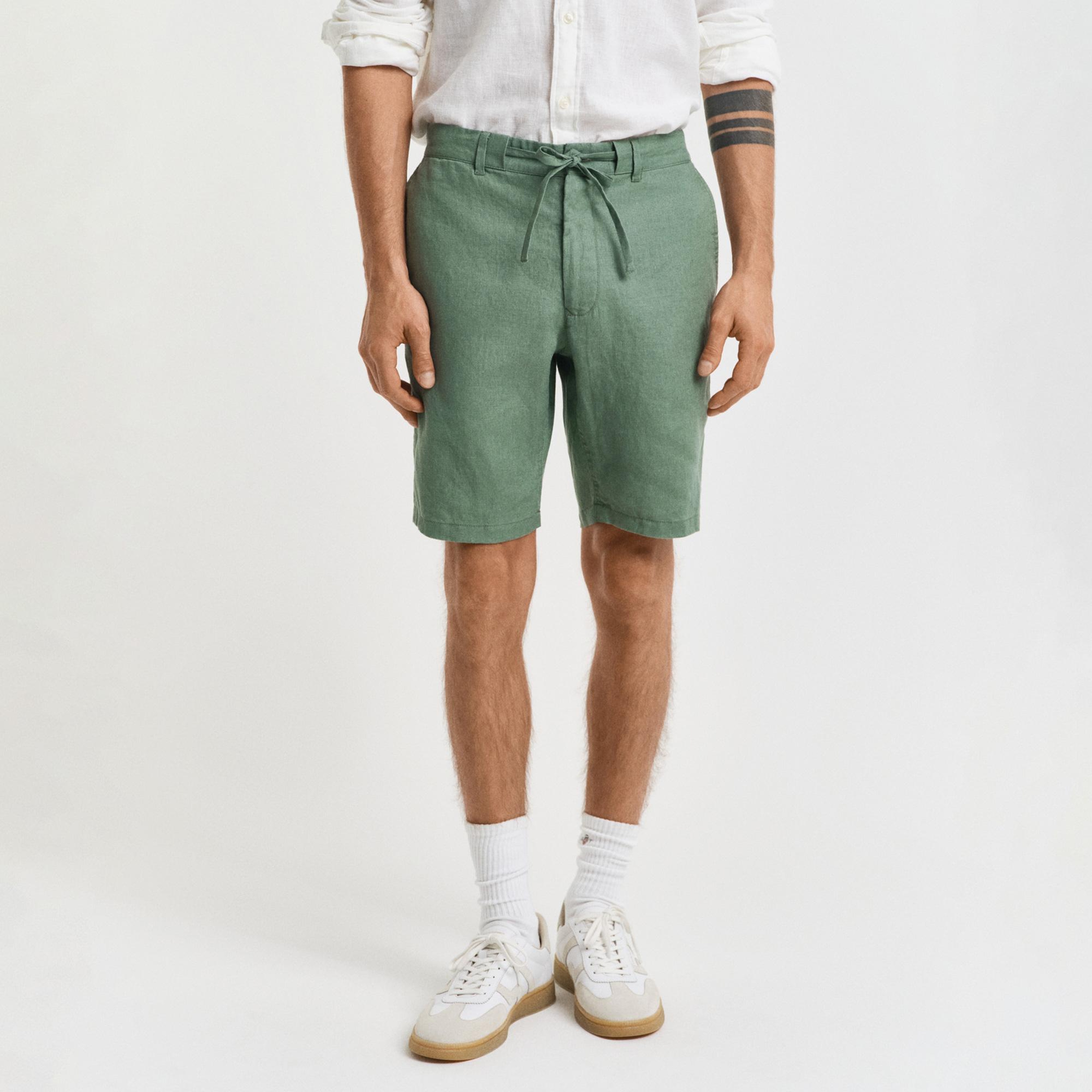 GANT Erkek Yeşil Relaxed Fit Şort