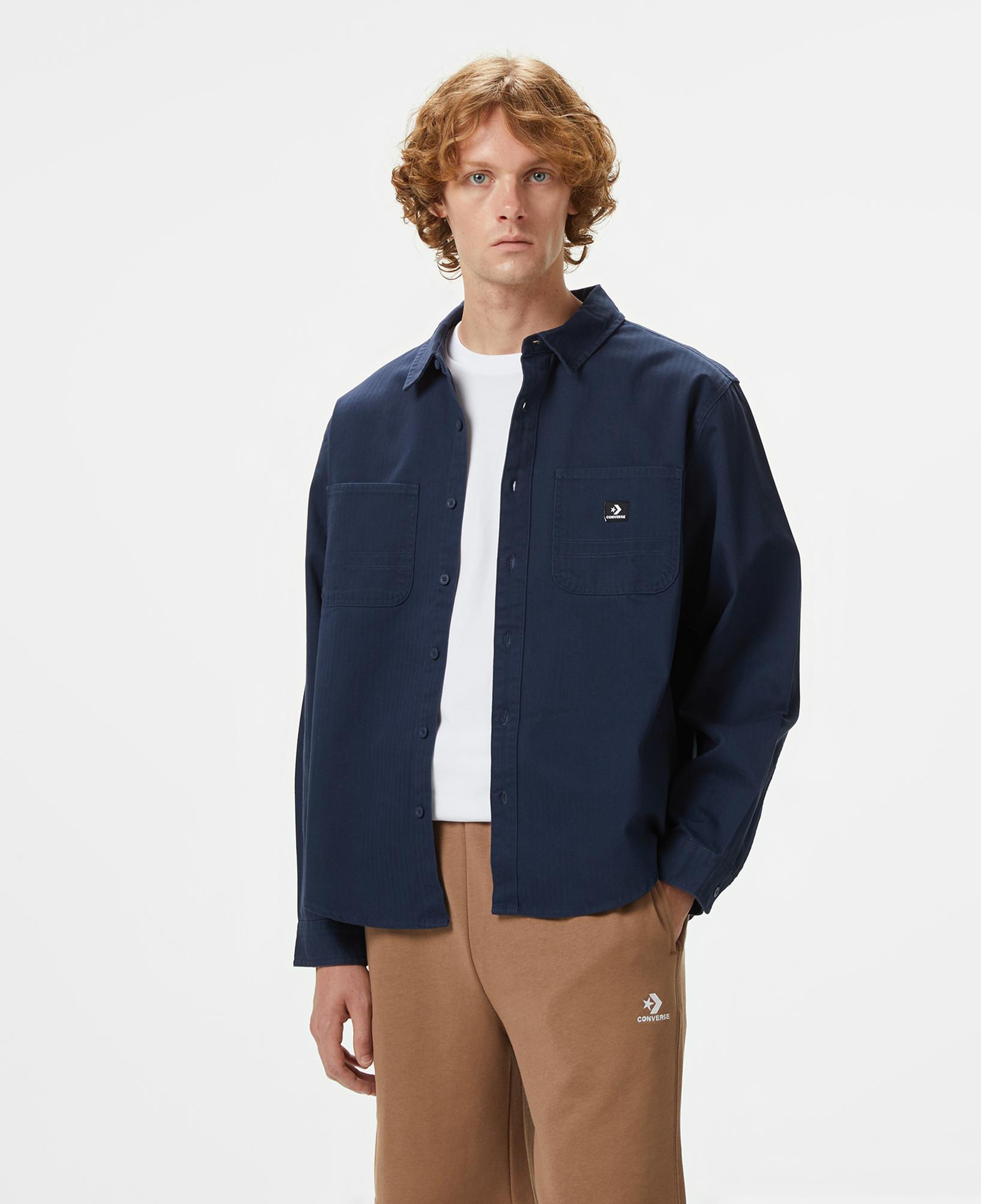 Converse Erkek Cepli Lacivert Gömlek