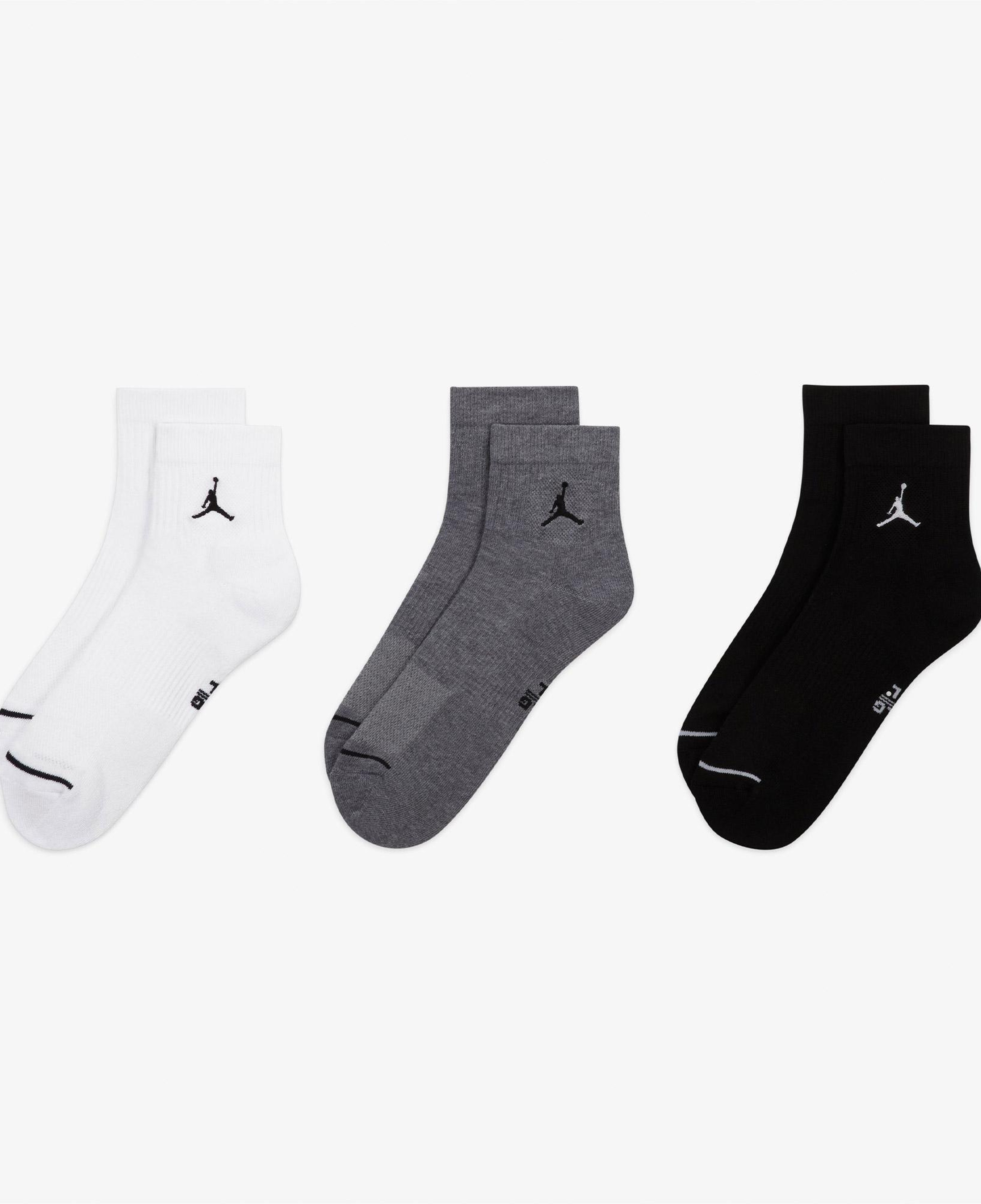 Jordan Cush Poly 3' lü Unisex Renkli Çorap