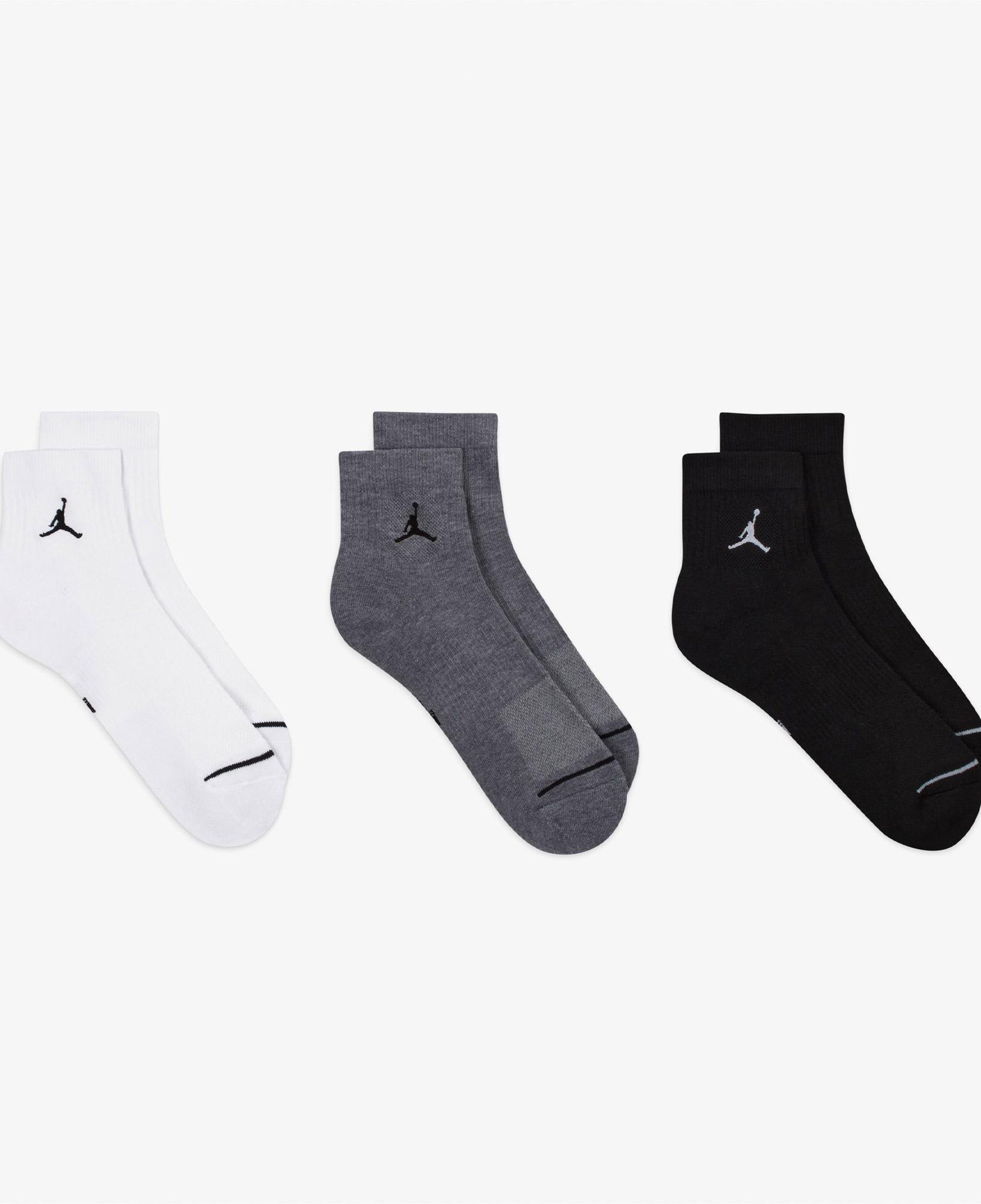 Jordan Cush Poly 3' lü Unisex Renkli Çorap