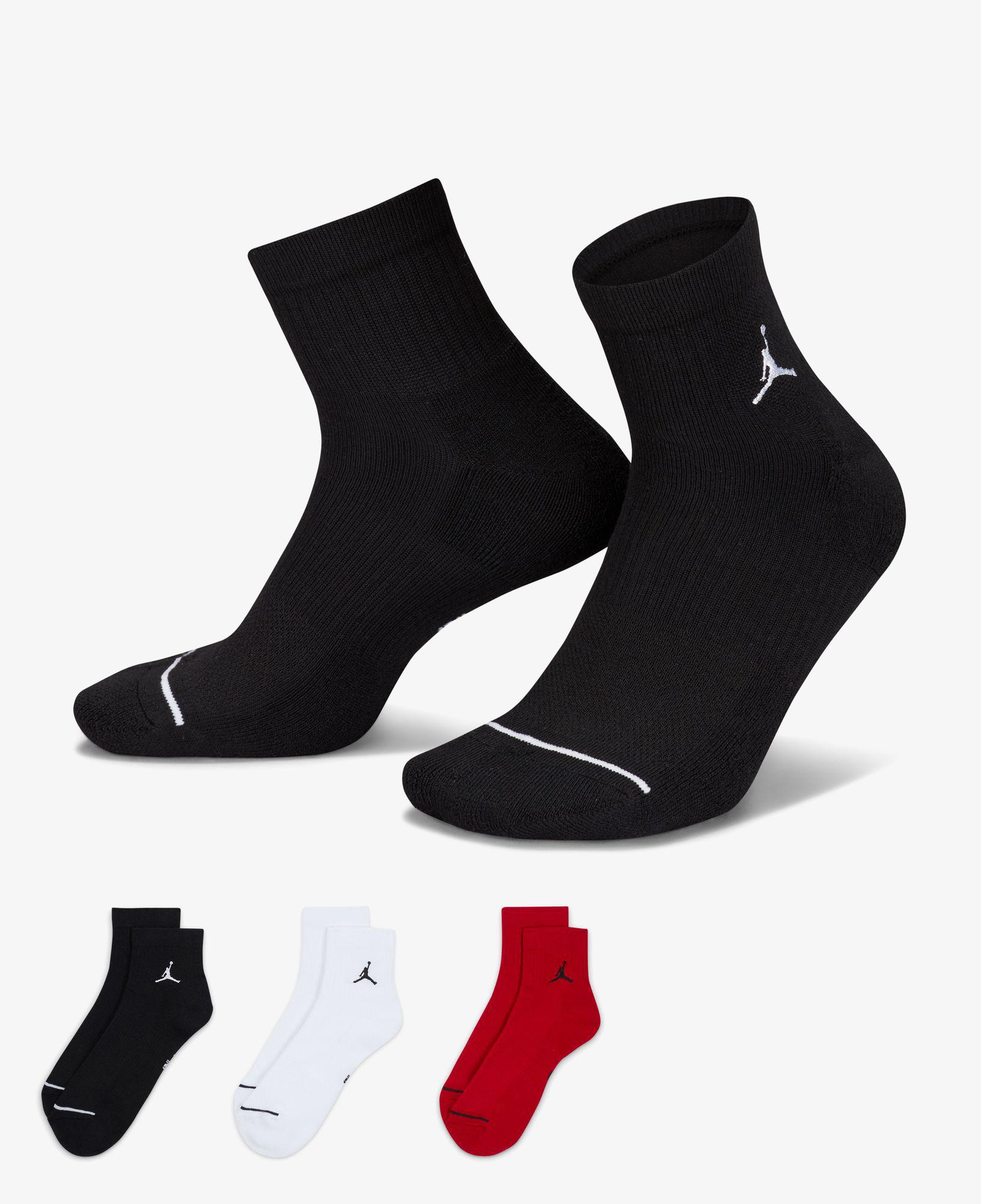 Jordan Cush Poly 3' lü Unisex Renkli Çorap