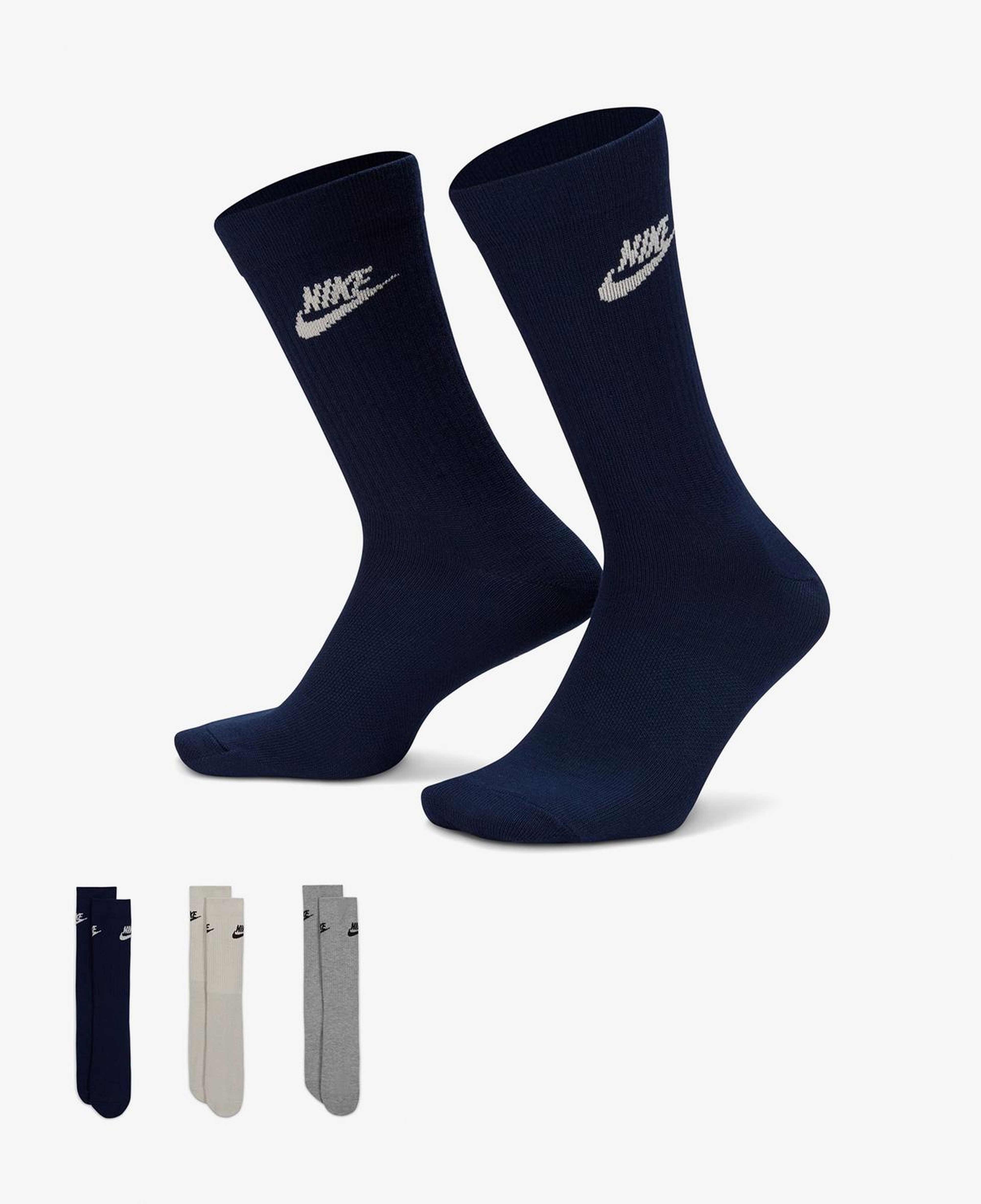 Nike Sportswear Everyday Essential Unisex Renkli 3'lü Çorap