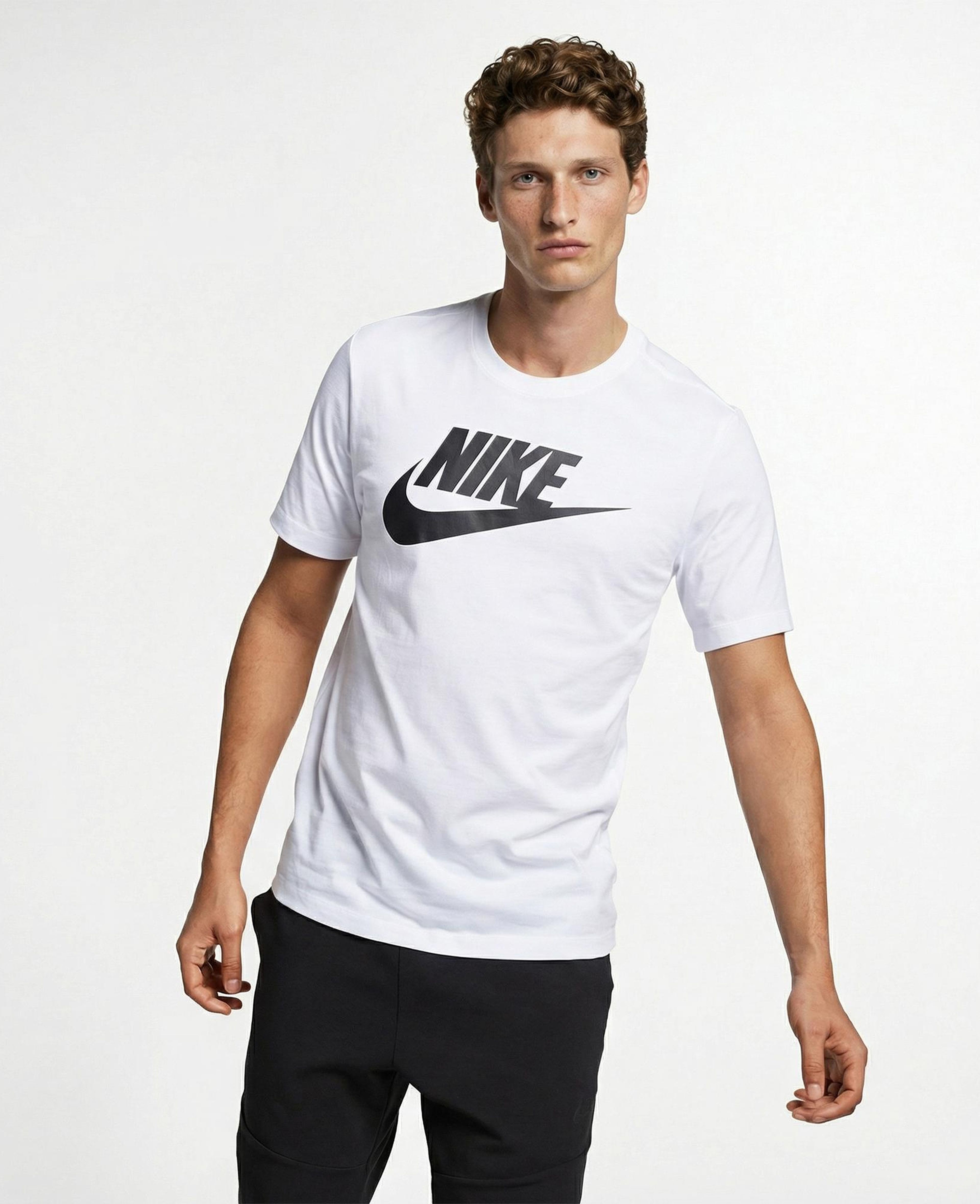 Nike Sportswear Icon Futura Erkek Beyaz T-Shirt