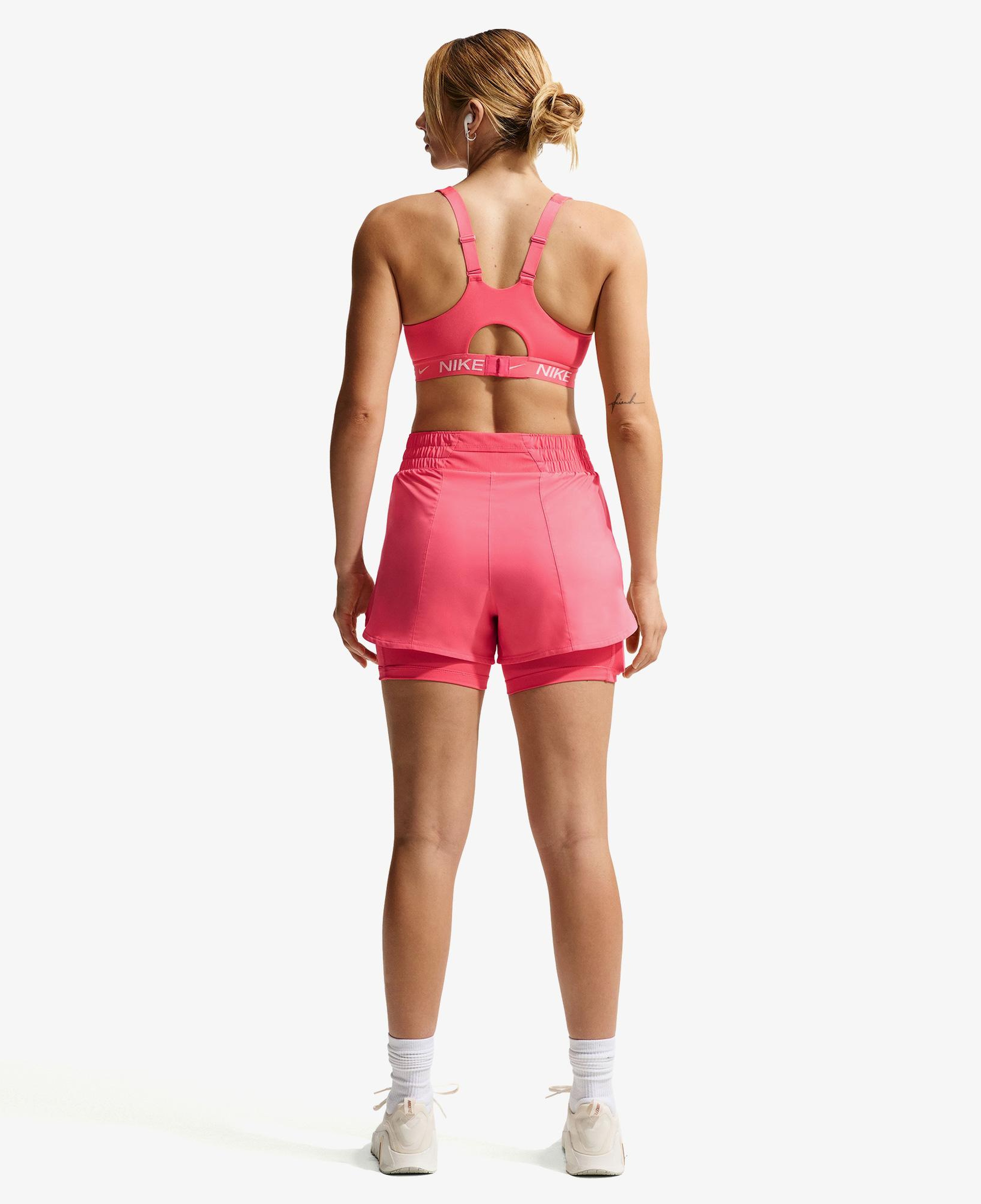 Nike Dri-Fit One Yüksek Belli 8 cm Kadın Pembe Şort