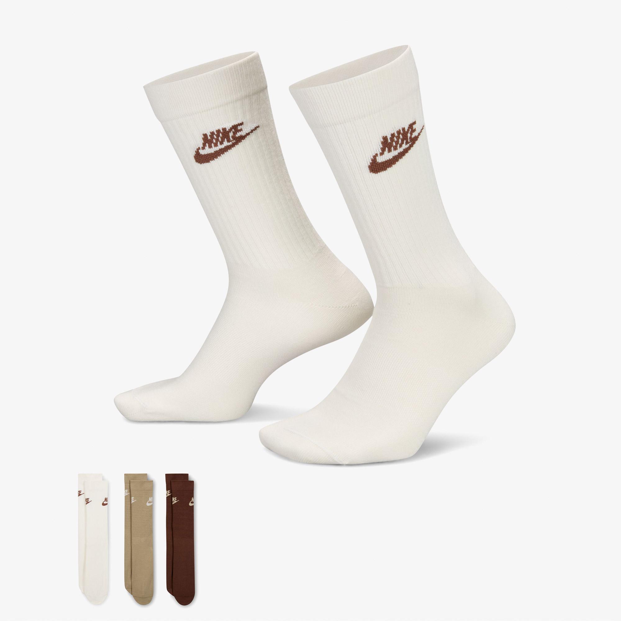 Nike Sportswear Everyday Essential 3' lü Unisex Renkli Çorap