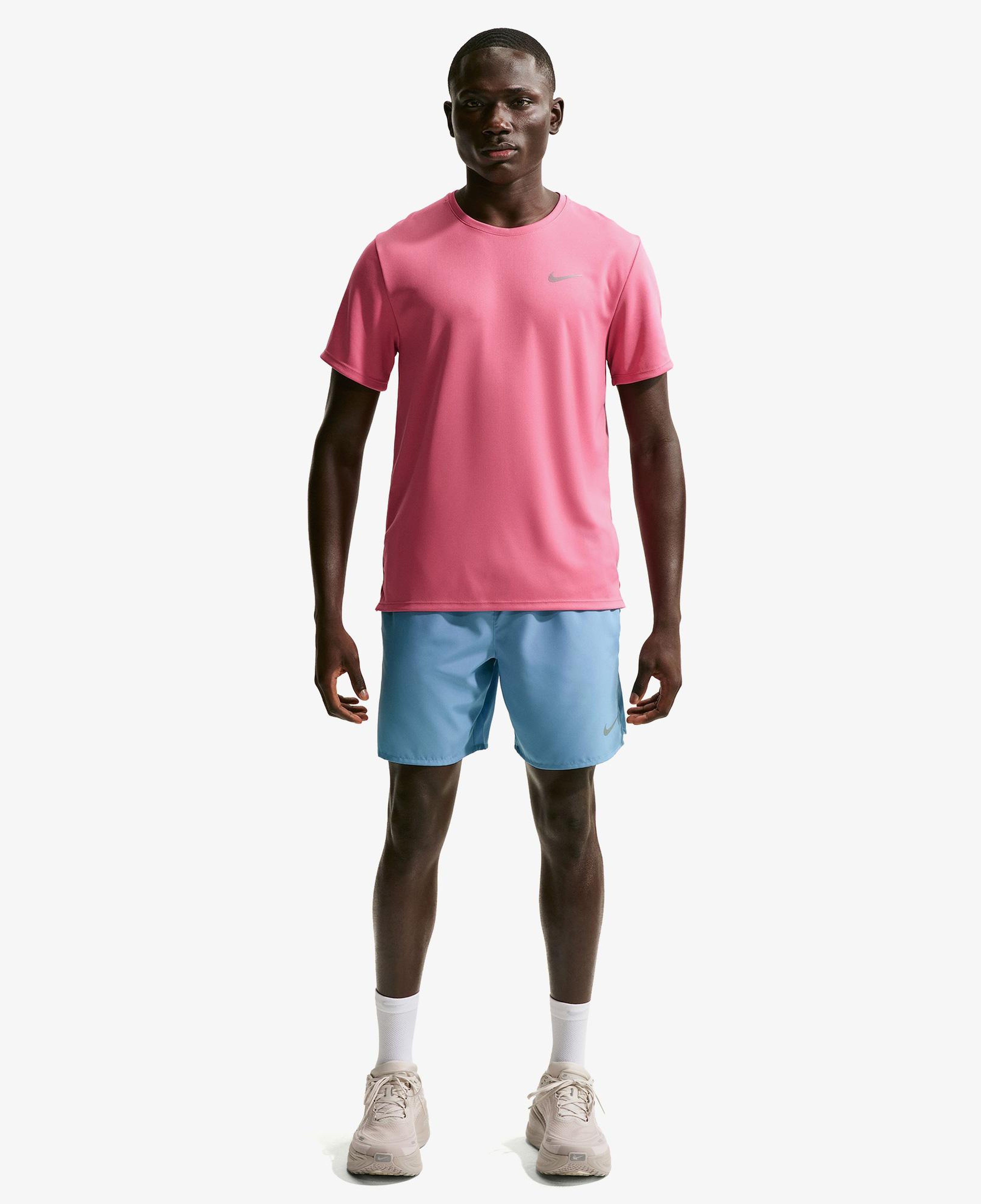 Nike Dri-Fit Challenger 18 cm Erkek Mavi Şort