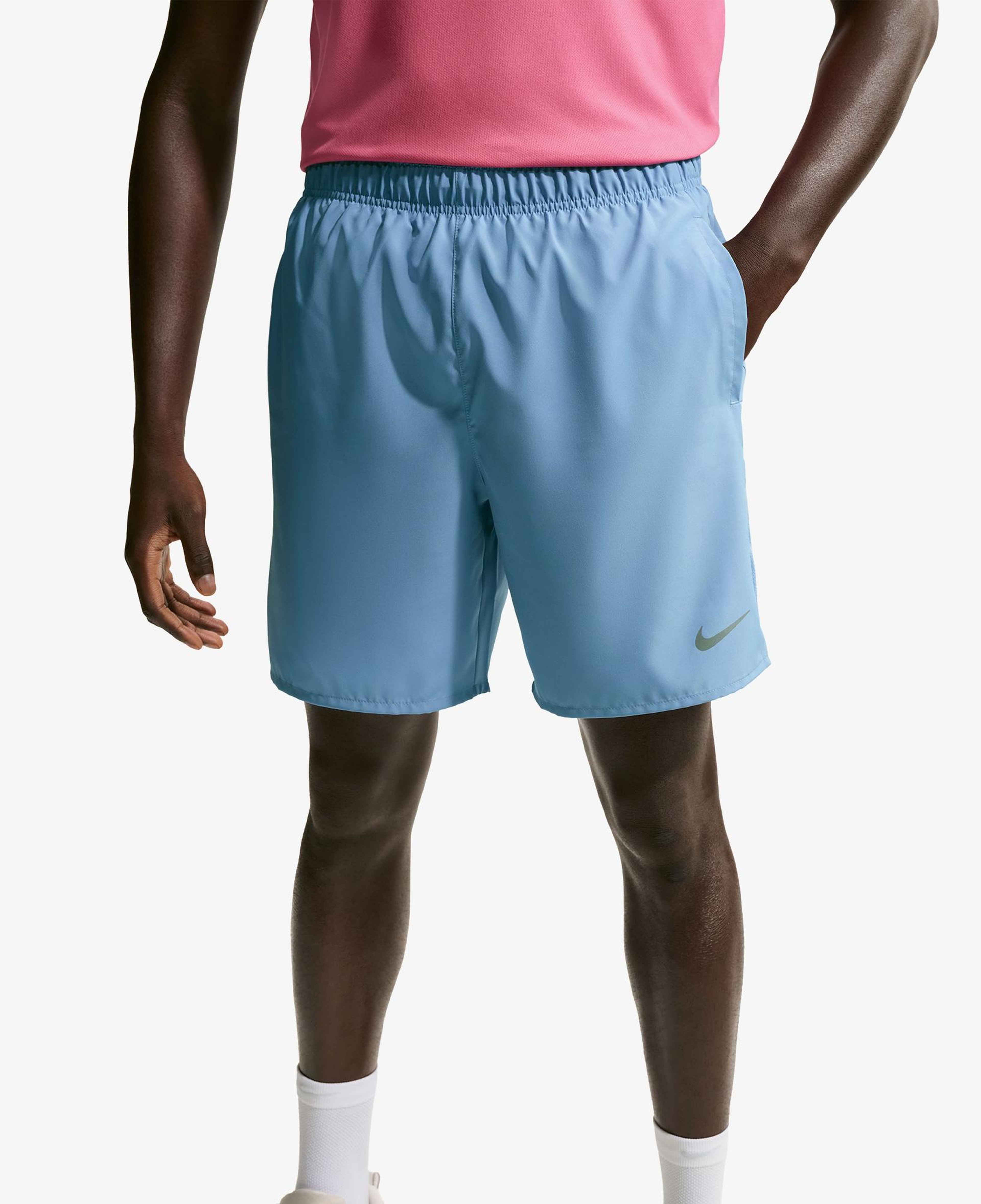 Nike Dri-Fit Challenger 18 cm Erkek Mavi Şort