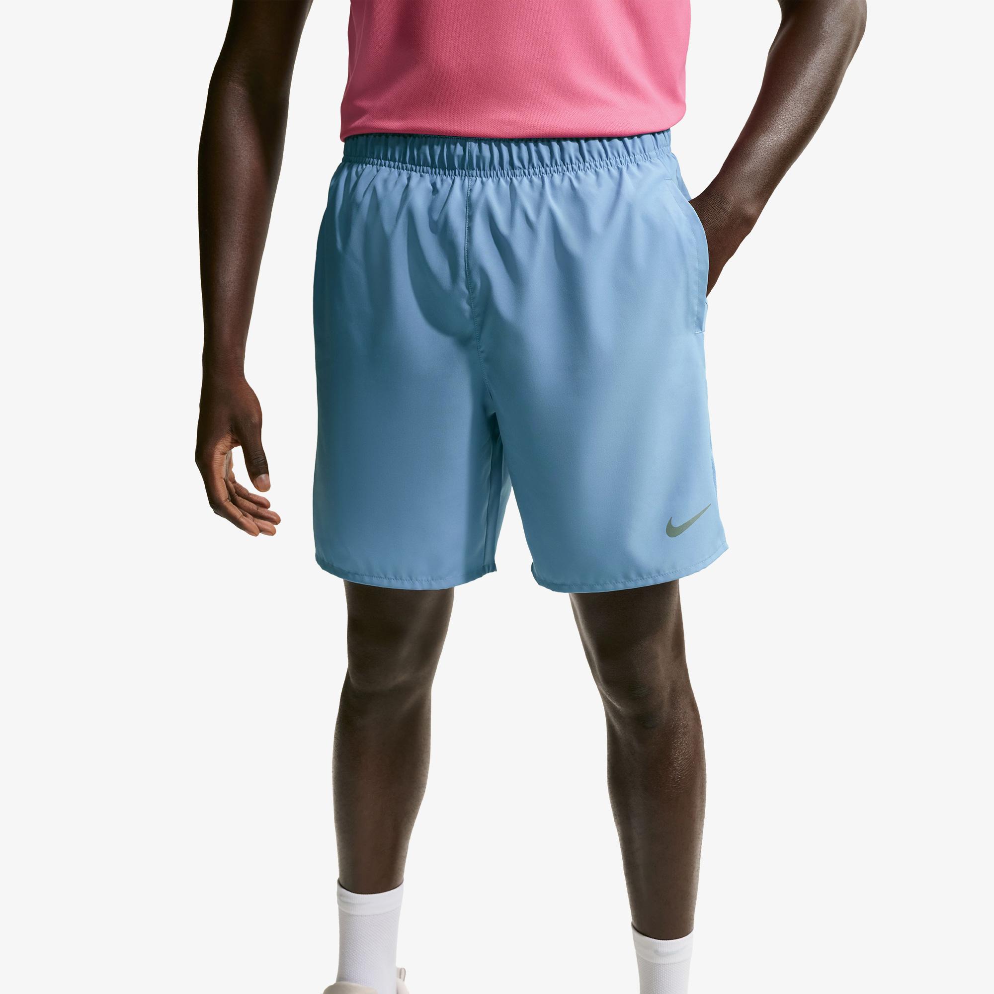Nike Dri-Fit Challenger 18 cm Erkek Mavi Şort