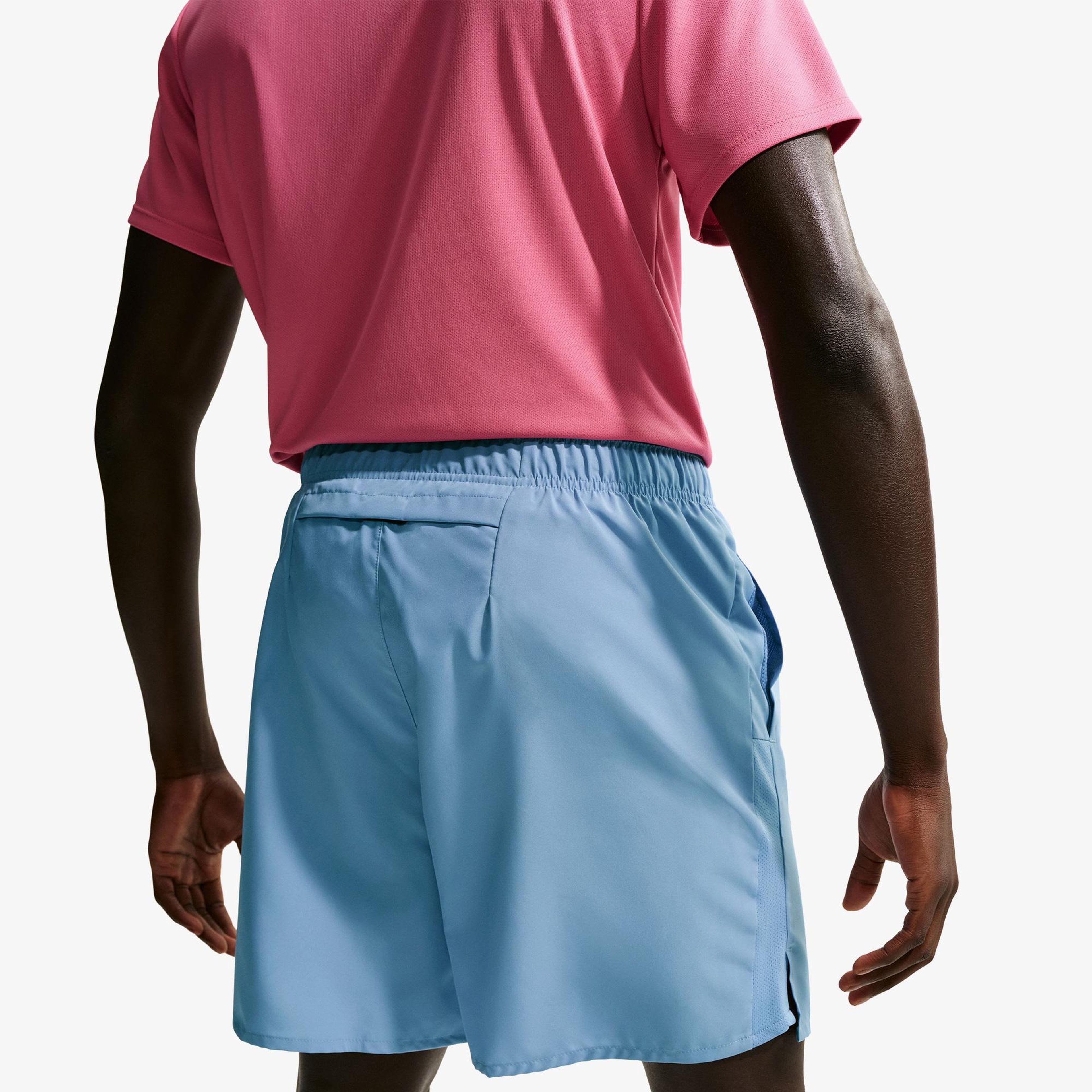 Nike Dri-Fit Challenger 18 cm Erkek Mavi Şort