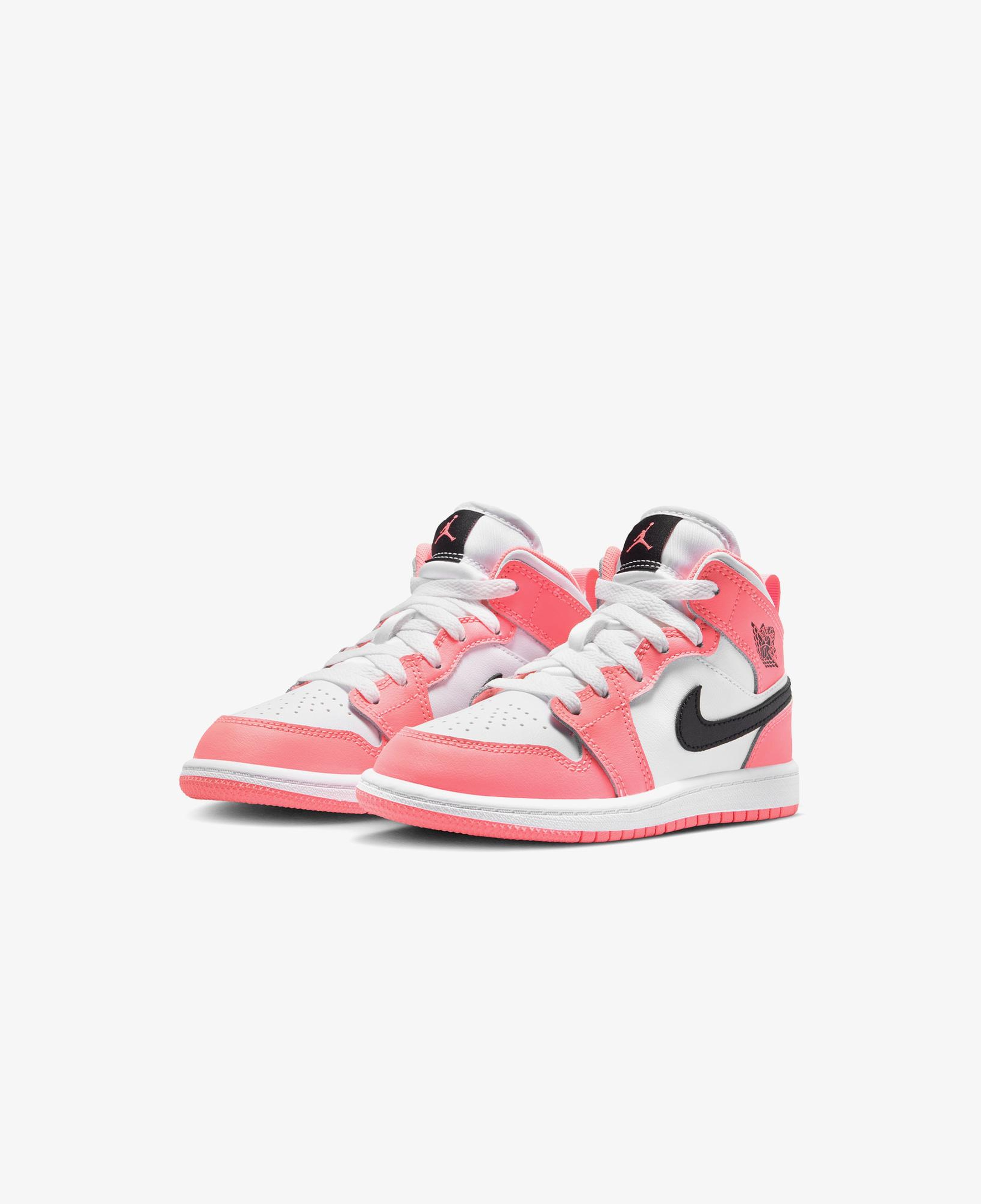 Jordan 1 Mid Çocuk Pembe Spor Ayakkabı