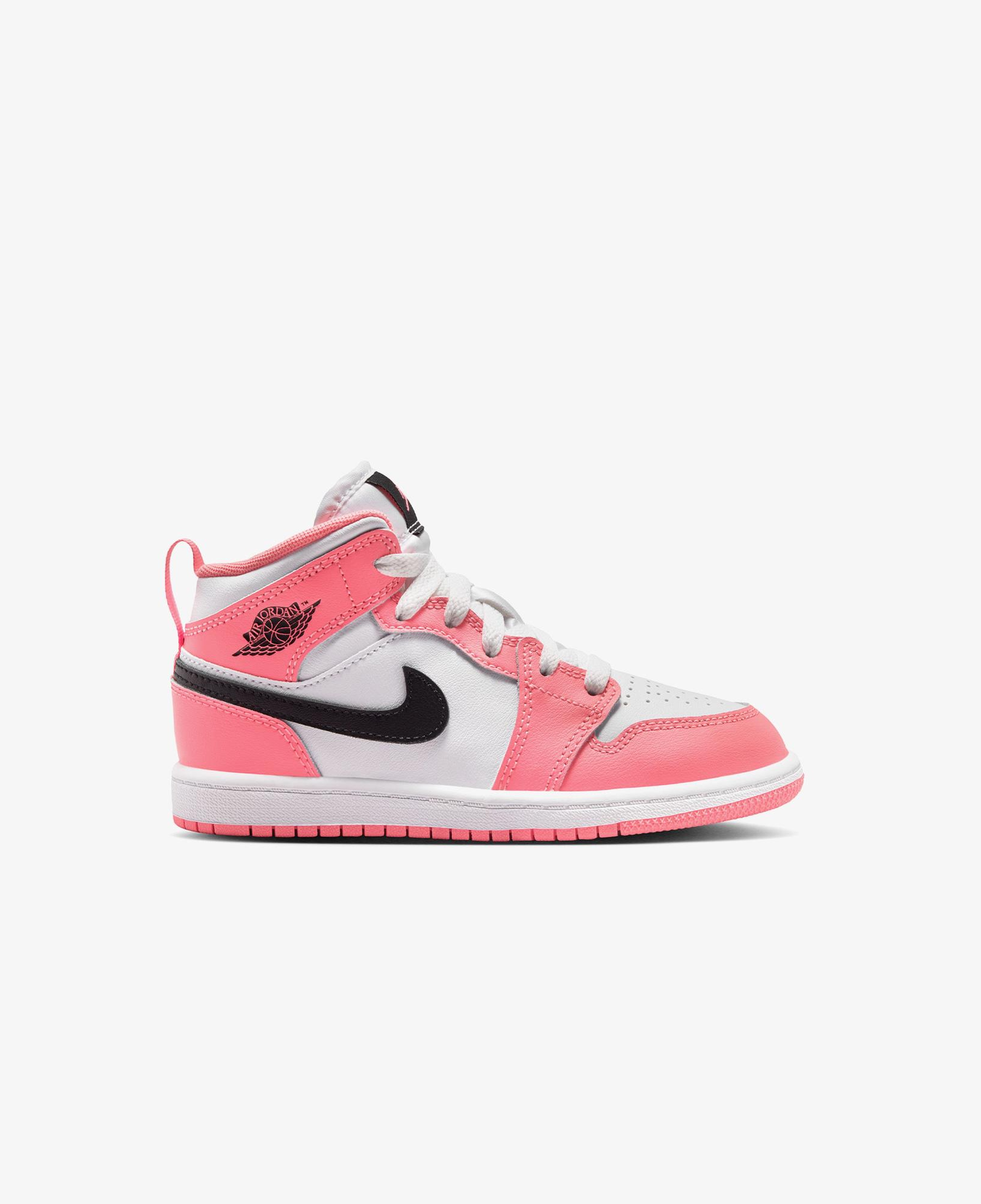 Jordan 1 Mid Çocuk Pembe Spor Ayakkabı