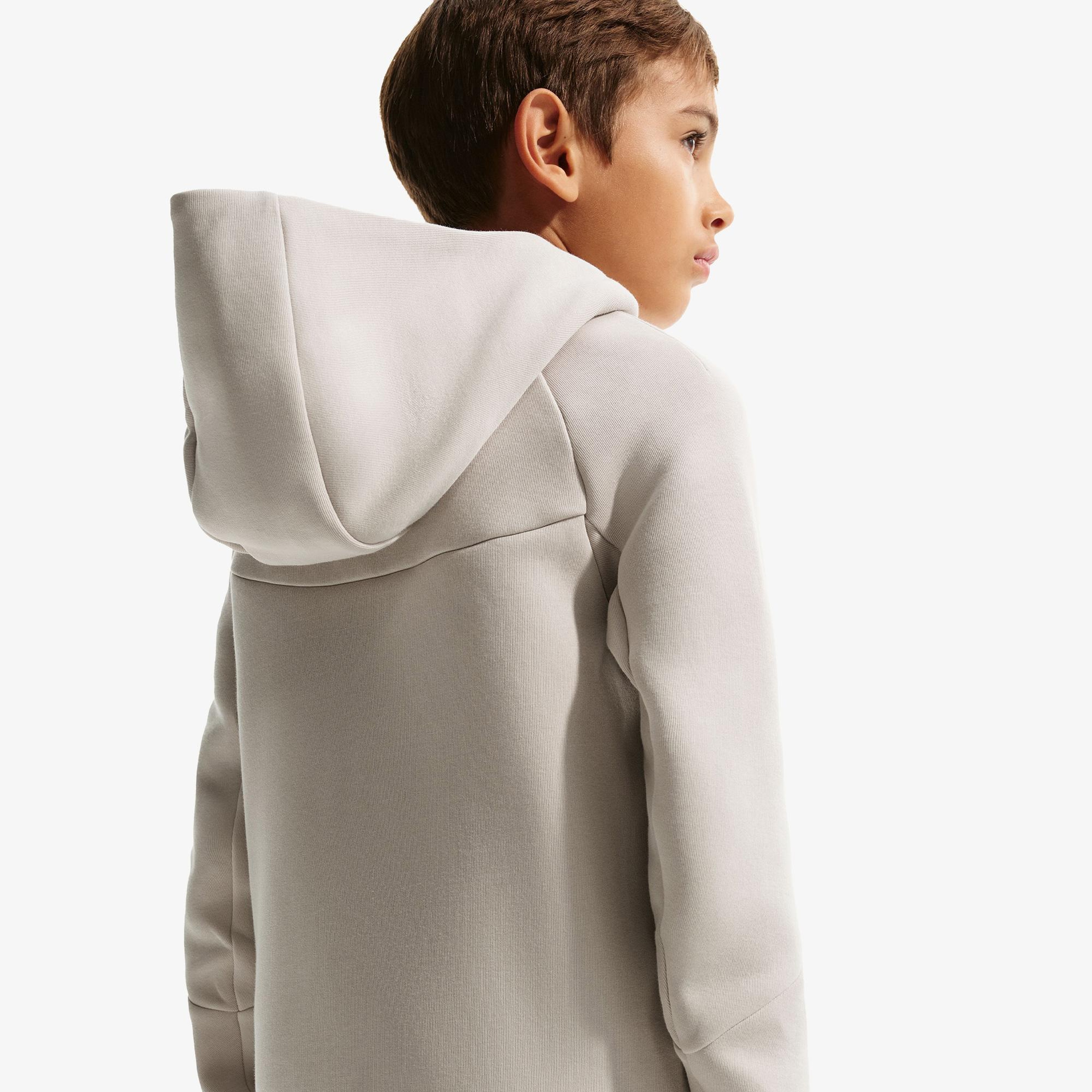Nike Sportswear Tech Fleece Çocuk Gri Eşofman Üstü