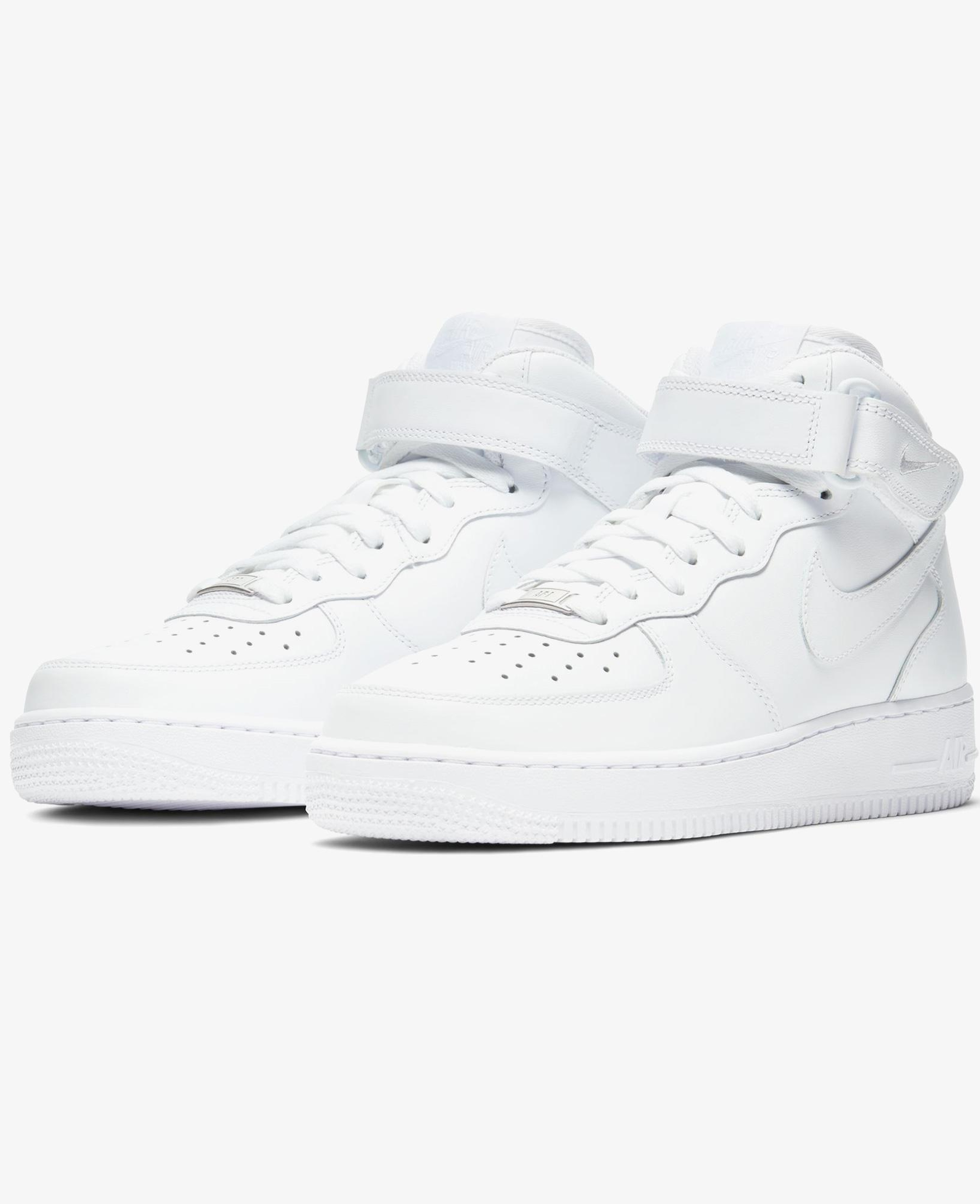 Nike Air Force 1 '07 Mid Kadın Beyaz Spor Ayakkabı