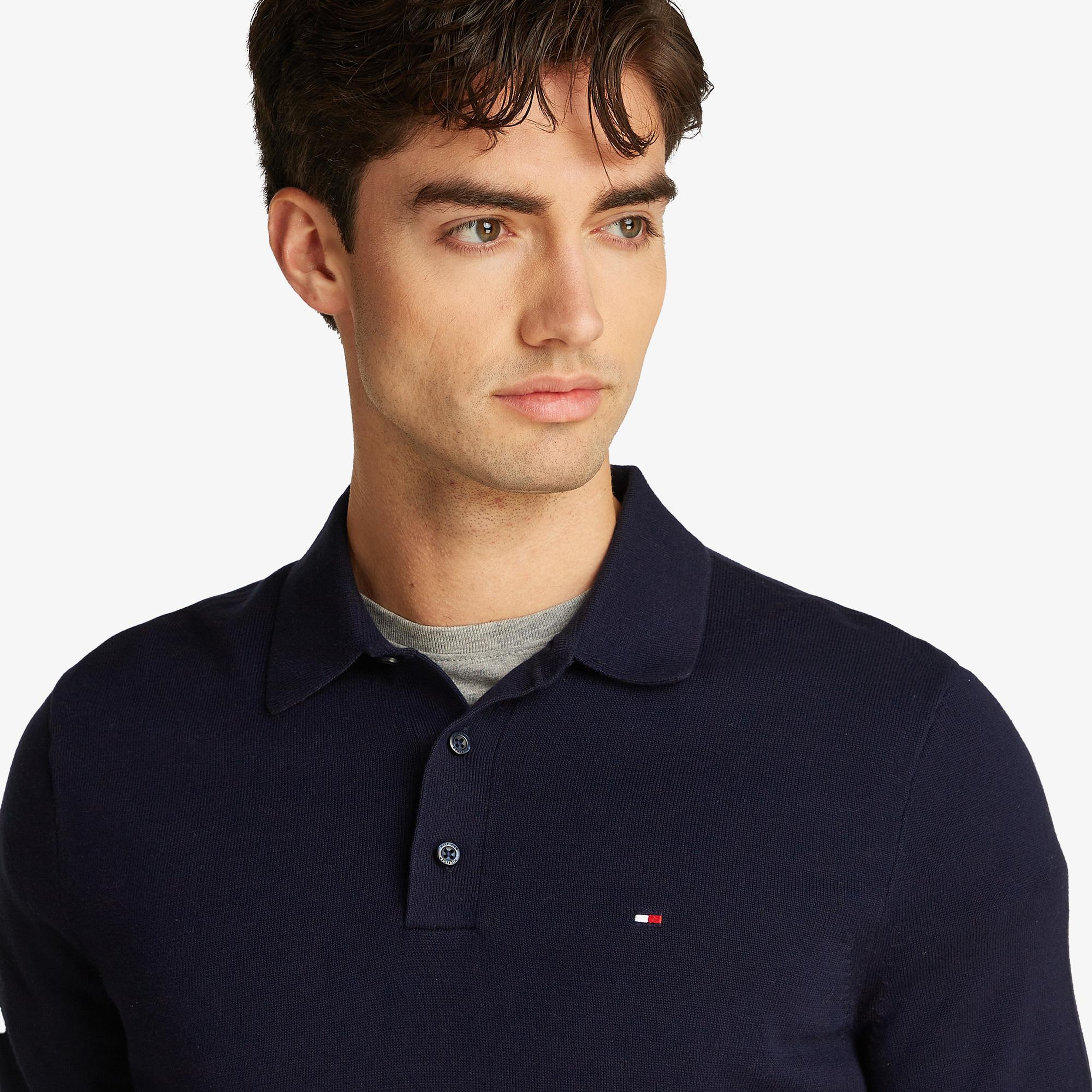 Tommy Hilfiger Core Essentials Erkek Lacivert Triko