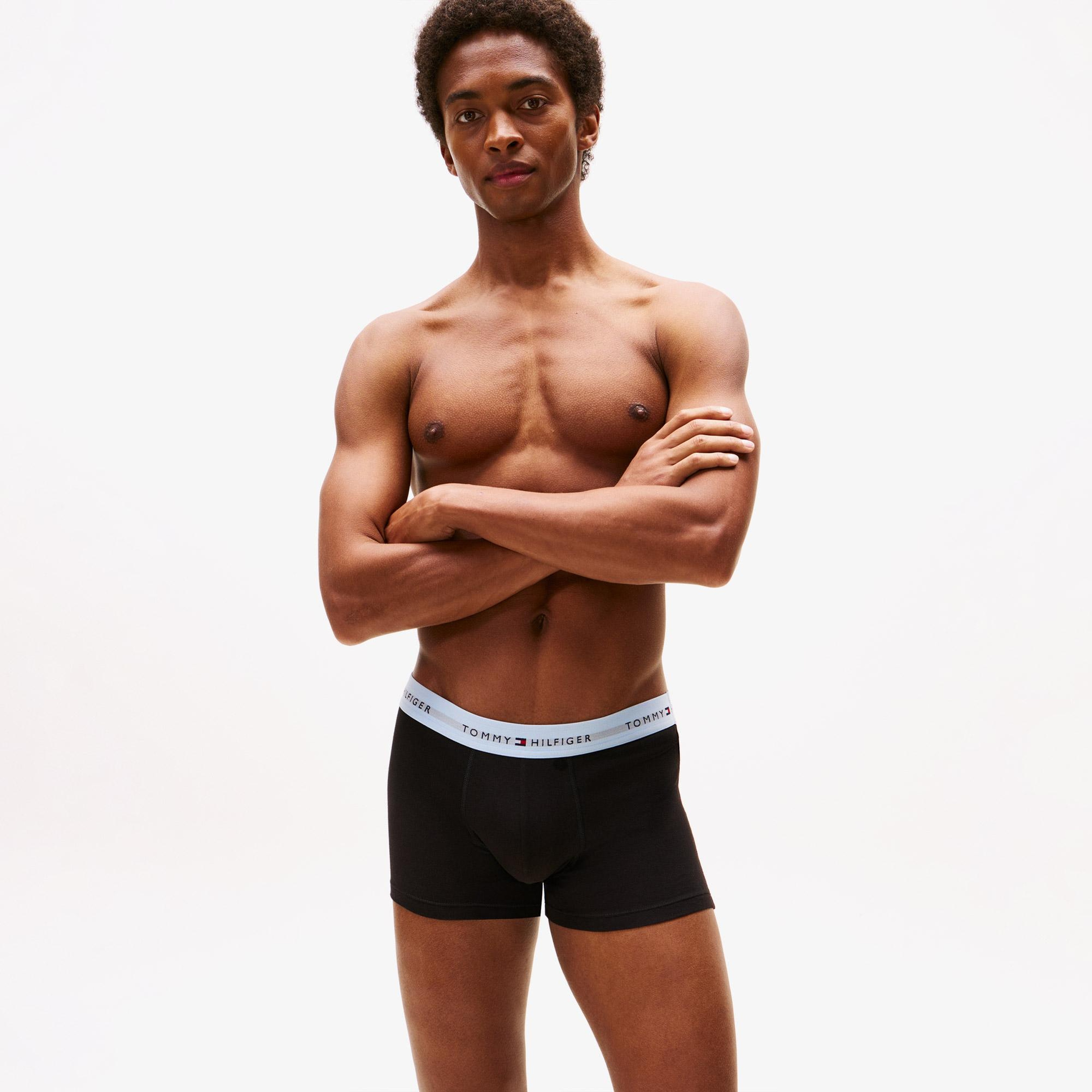 Tommy Hilfiger Trunk Erkek 3'lü Siyah Boxer