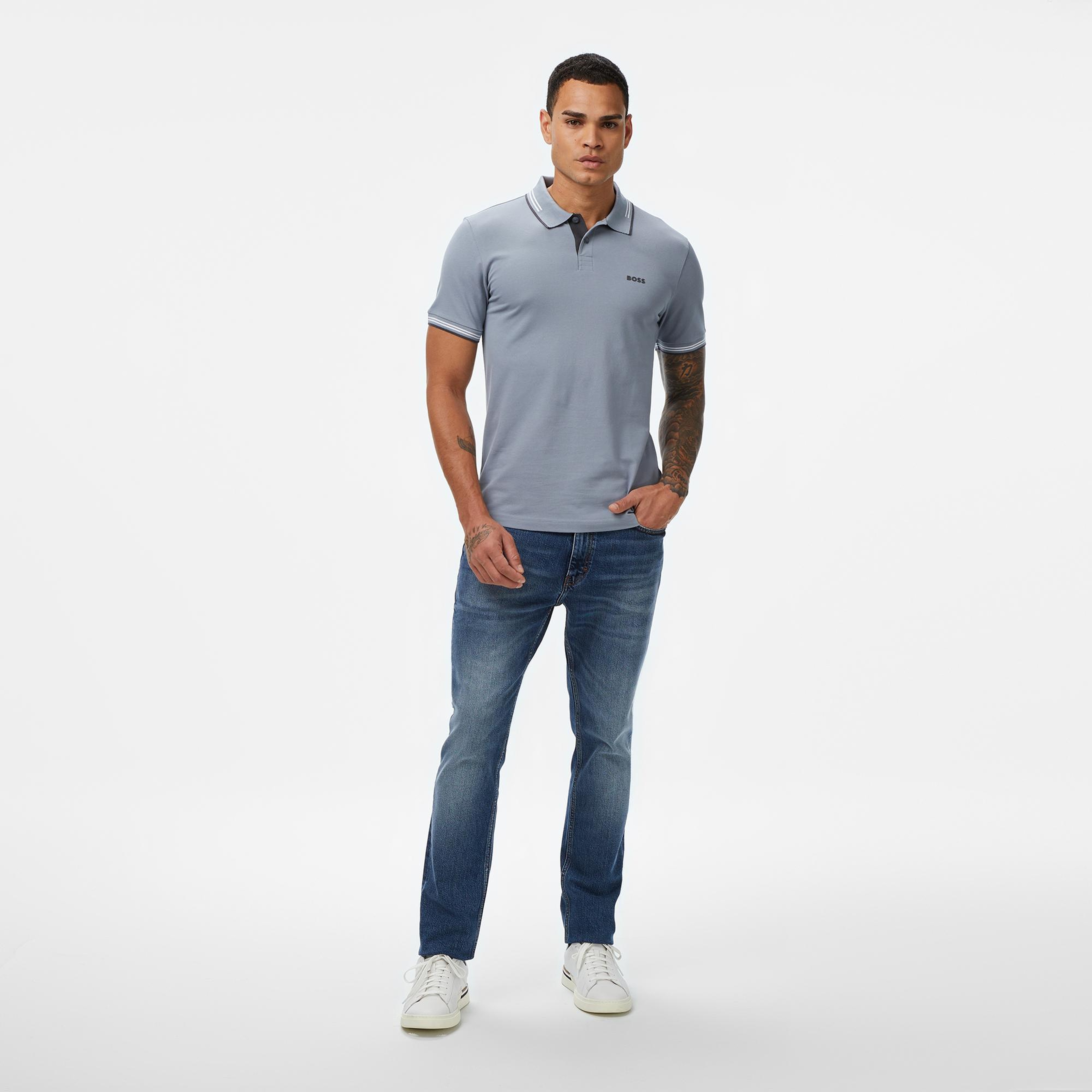 Boss Paul Erkek Koyu Gri Polo